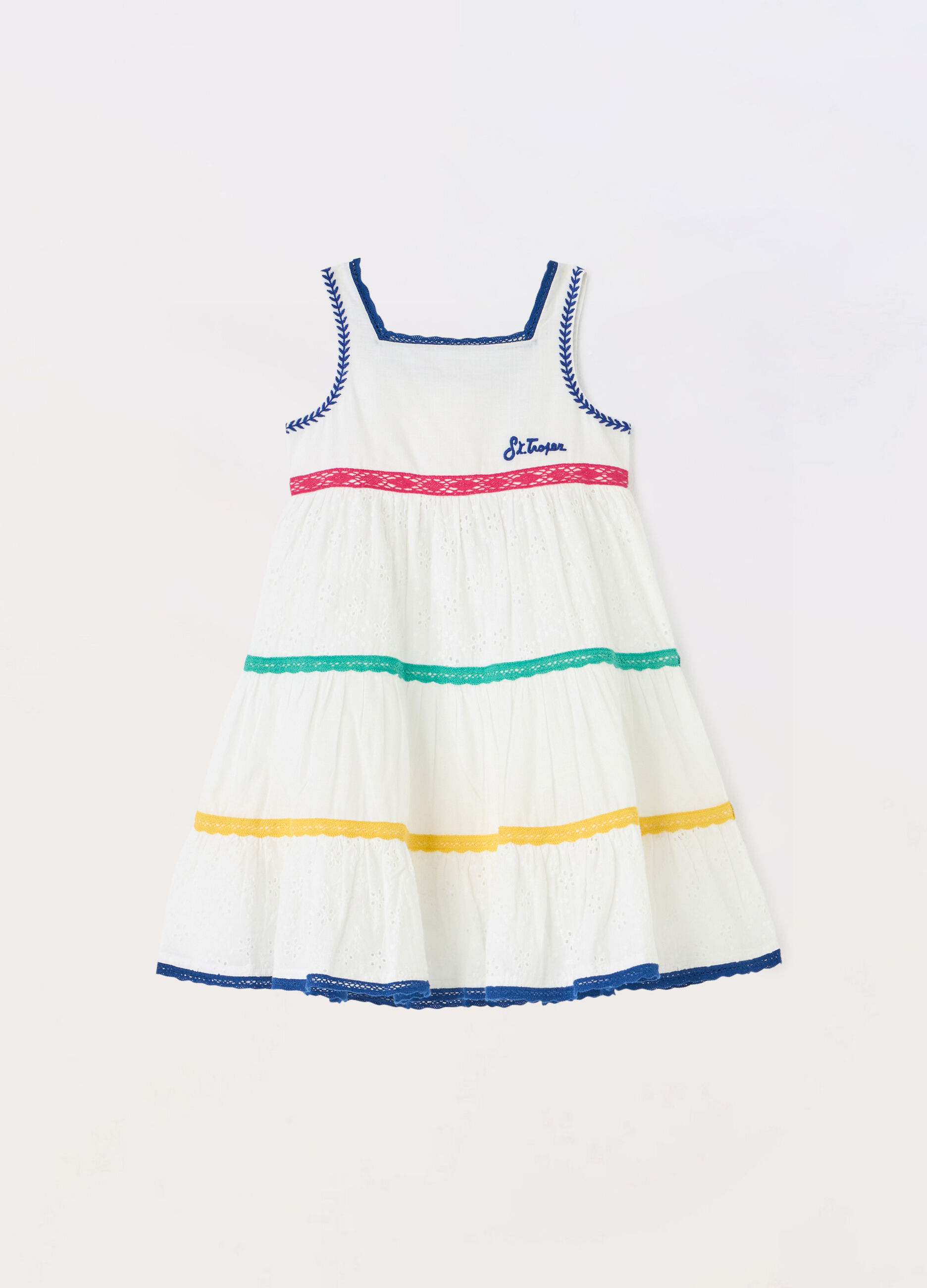Vestito in puro cotone muslin bambina_0