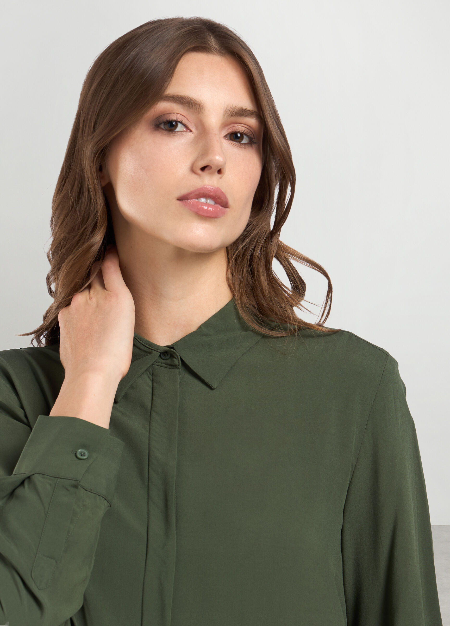 Camicia in pura viscosa donna_2