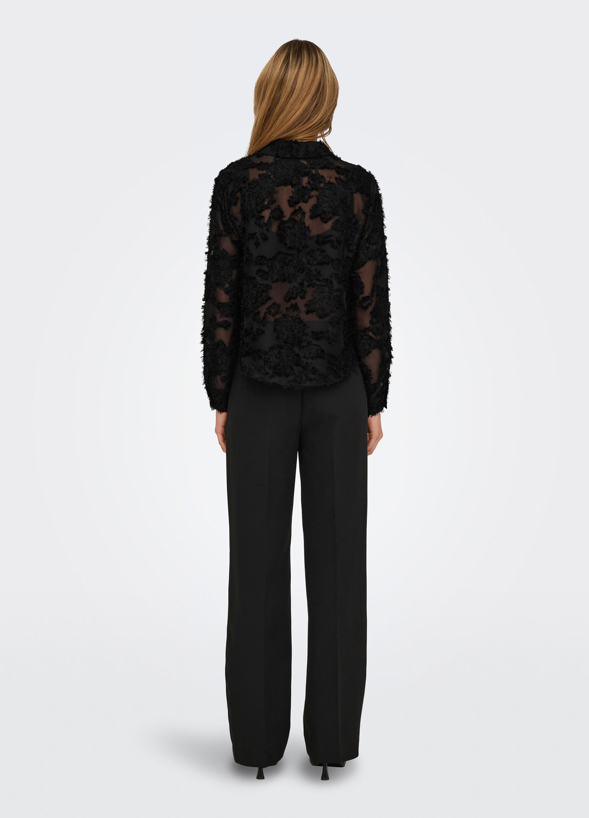 Camicia con lavorazione donna_1