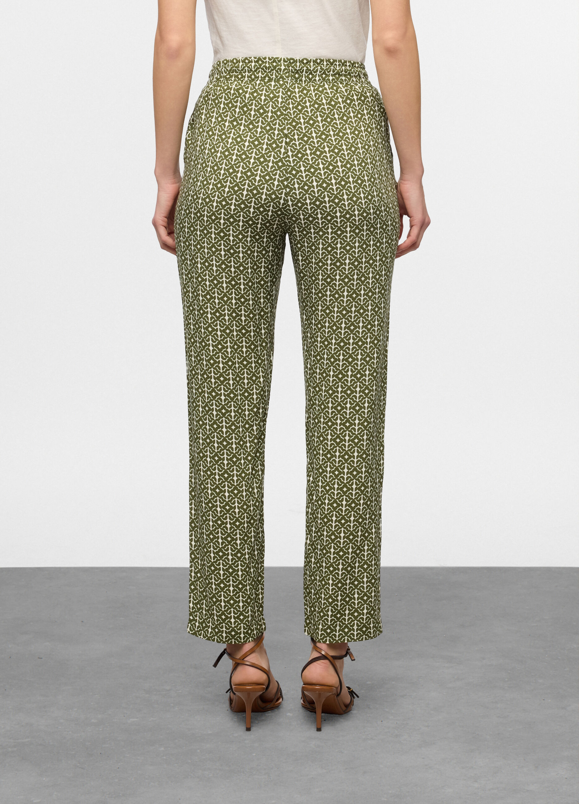 Jogger in pura viscosa donna_1