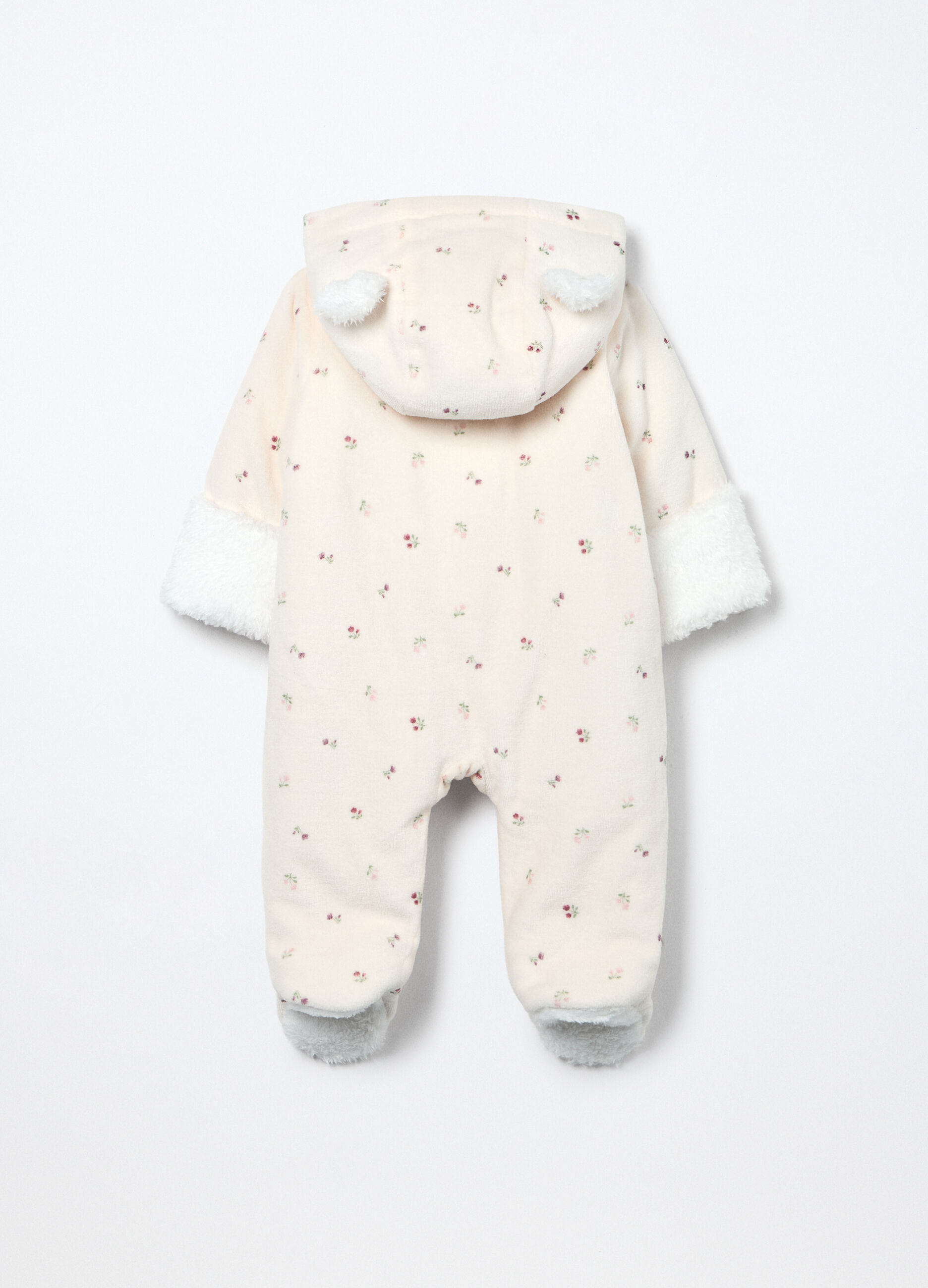Tutina imbottita velour neonata_1