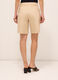 Shorts in raso di cotone stretch donna_1