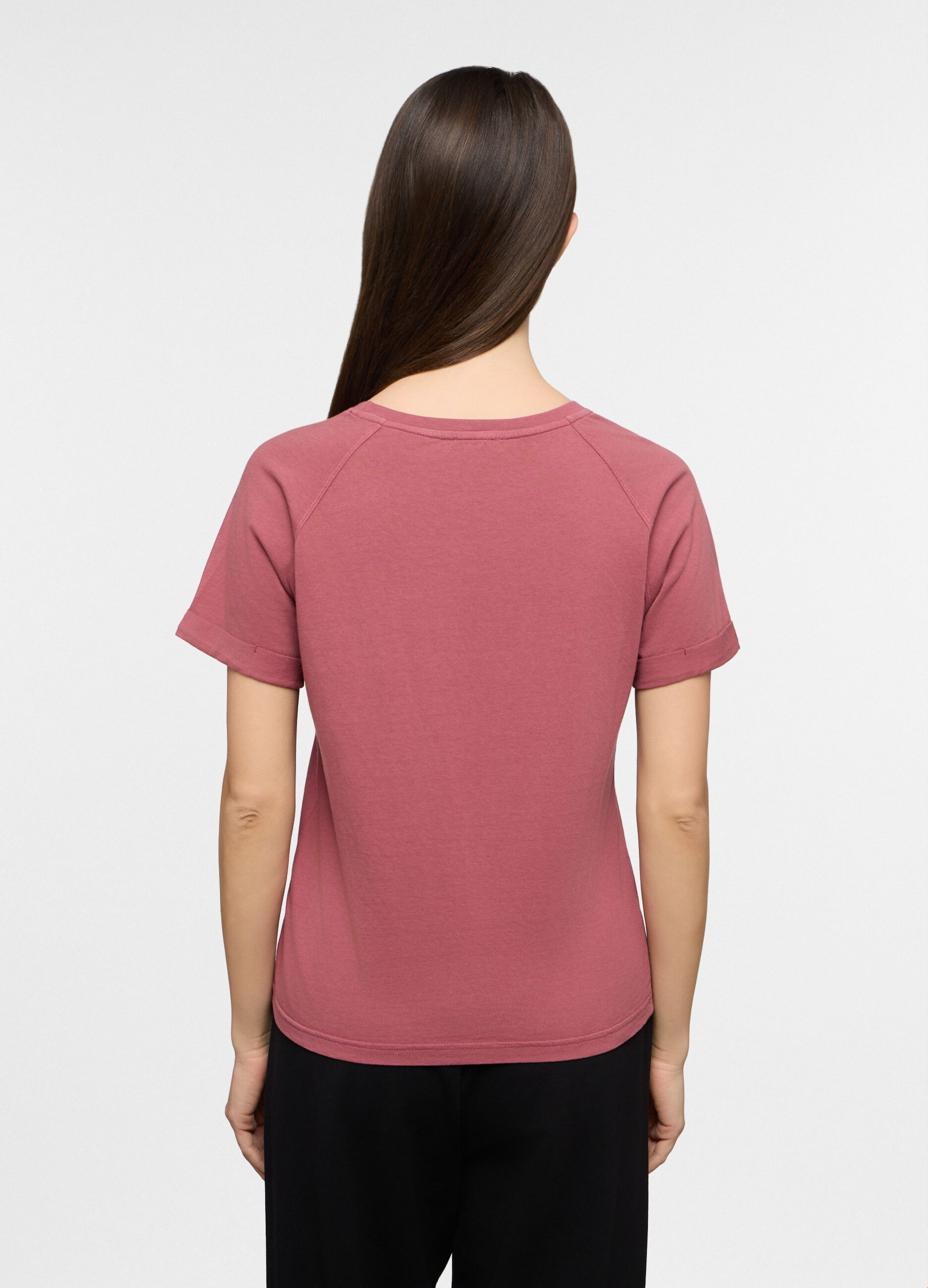 T-shirt girocollo donna_1
