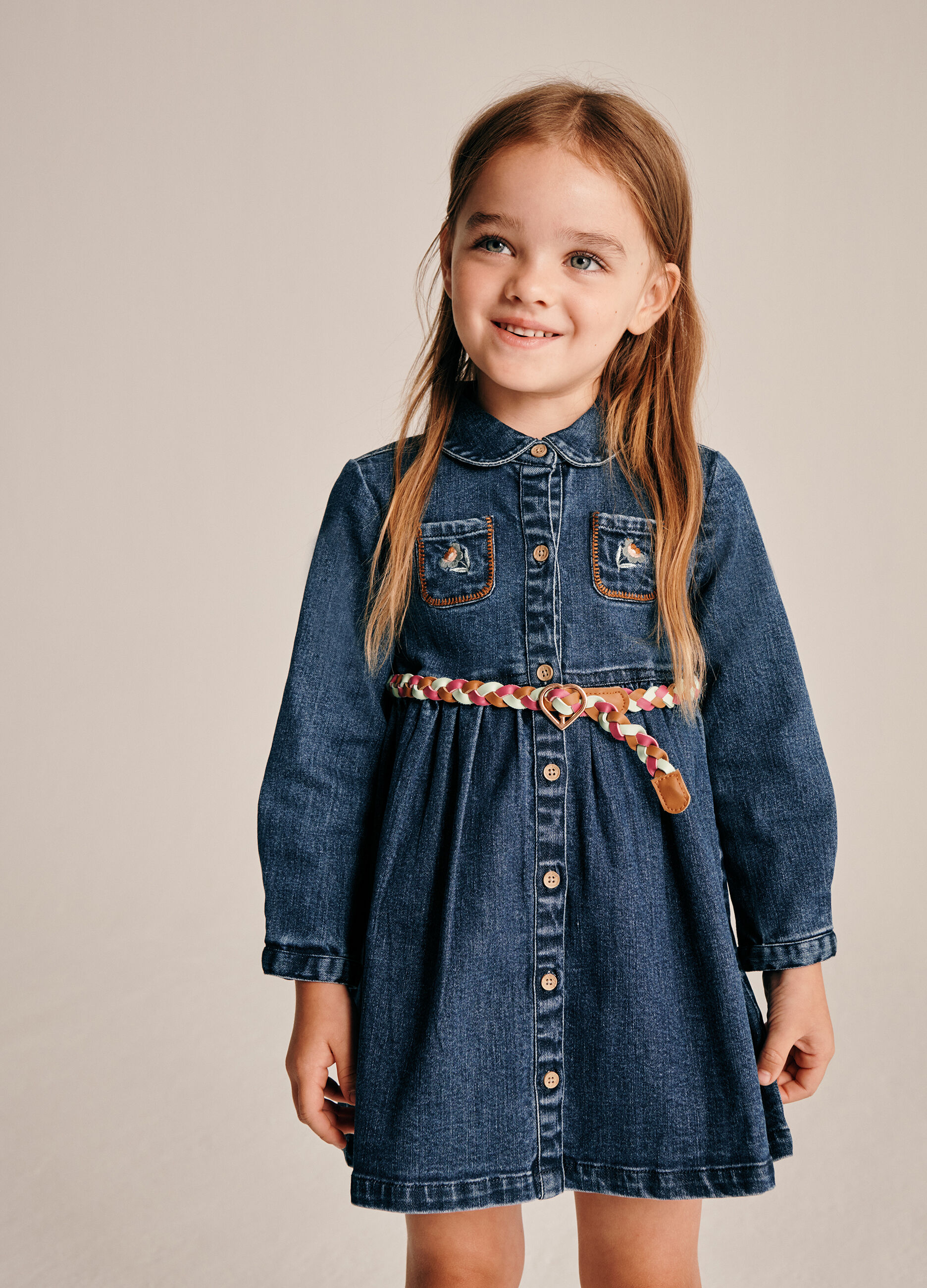 Abito denim elasticizzato per bambina UPIM