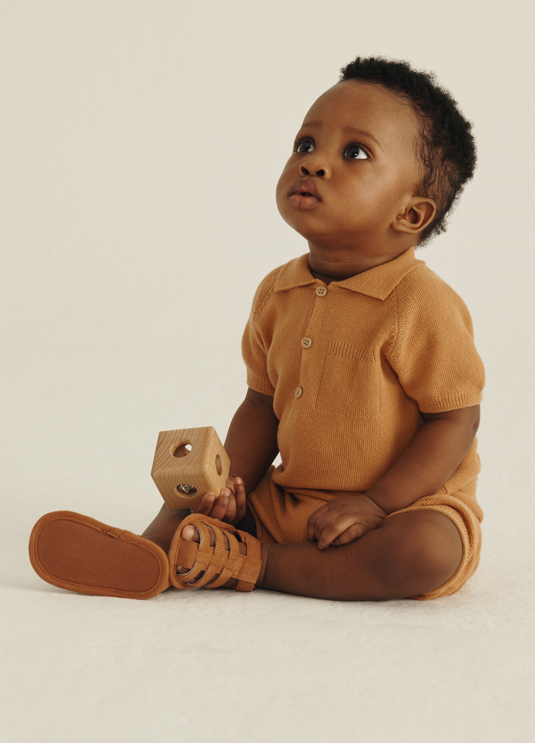 Polo tricot in puro cotone IANA neonato_0