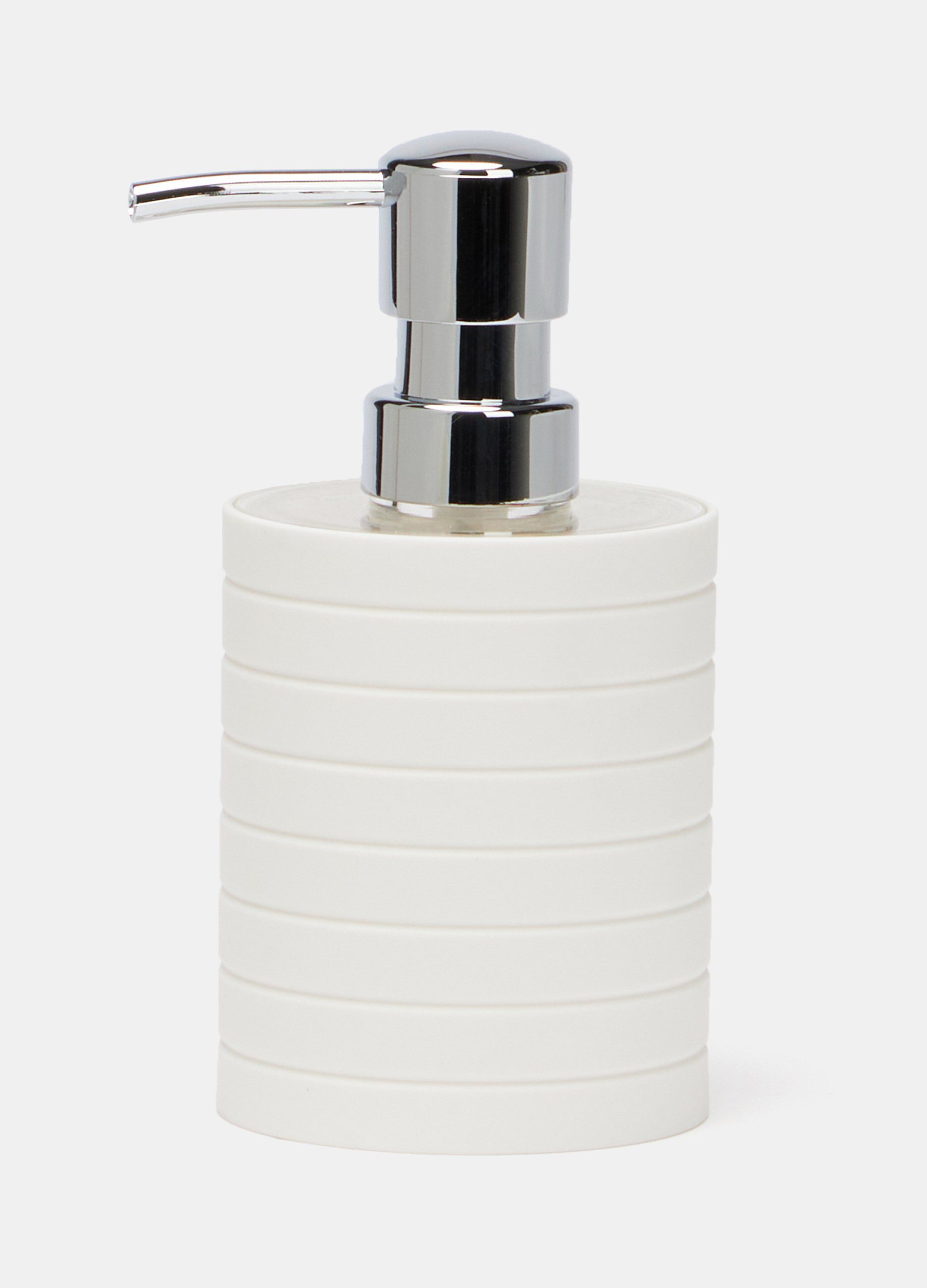 Dispenser sapone a righe in plastica_0