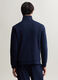 Felpa con zip in interlock di cotone uomo_1
