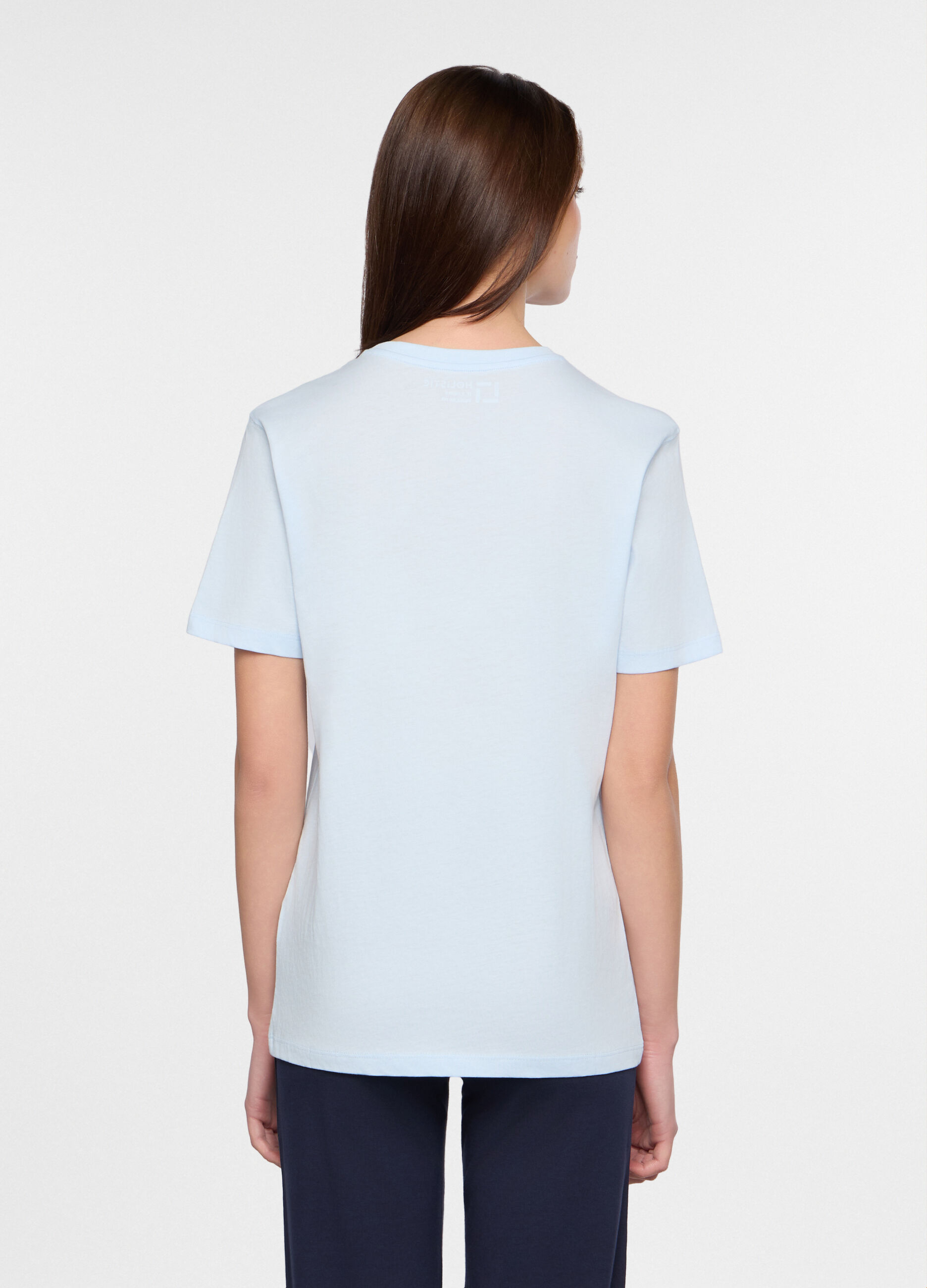 T-shirt girocollo in cotone uomo_1