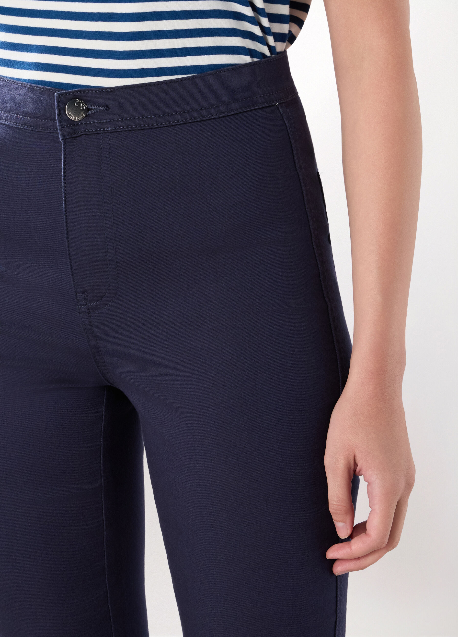 Treggings in cotone stretch donna_2