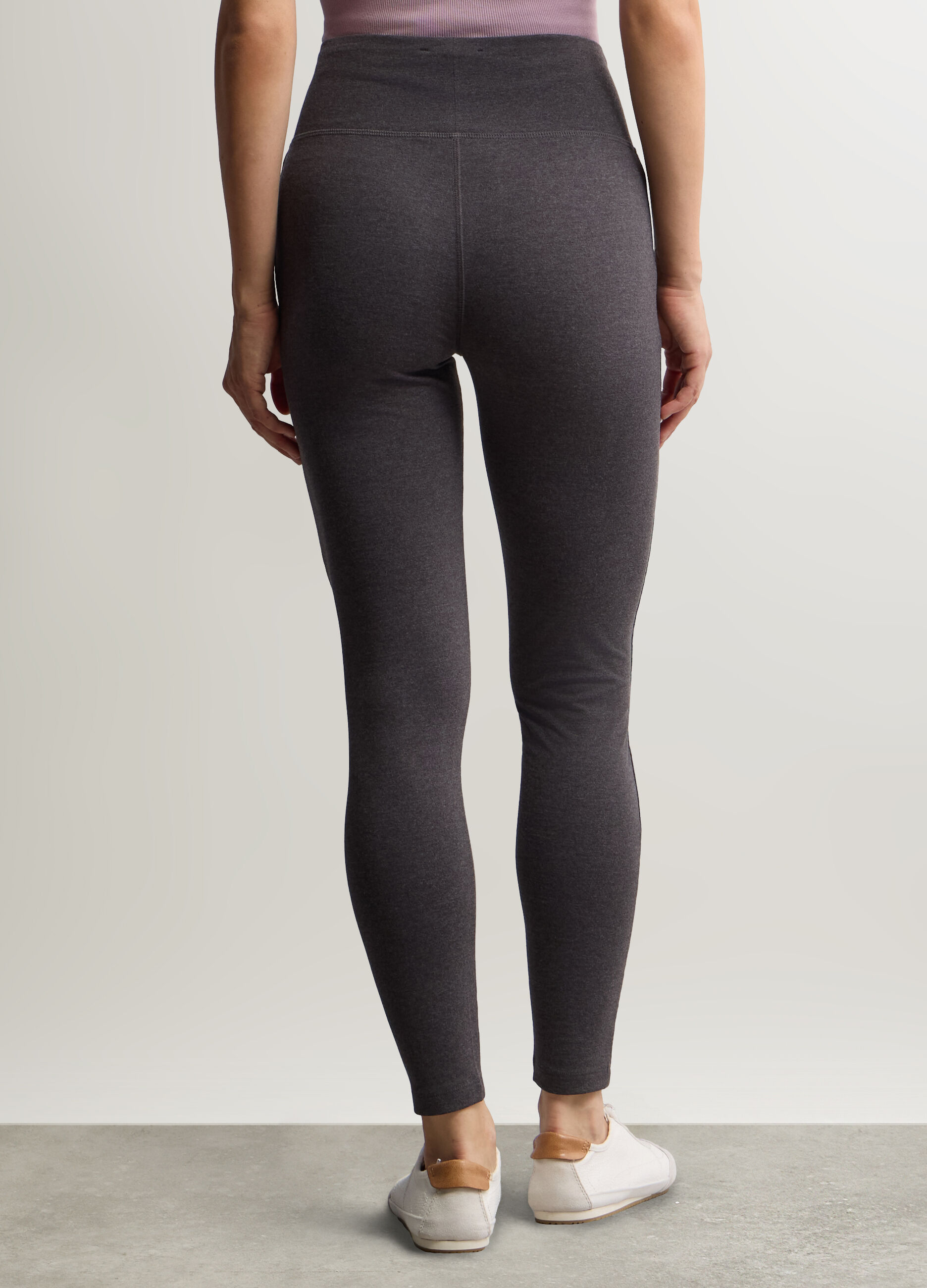 Leggings Skinny Fit in jersey di cotone stretch donna_2