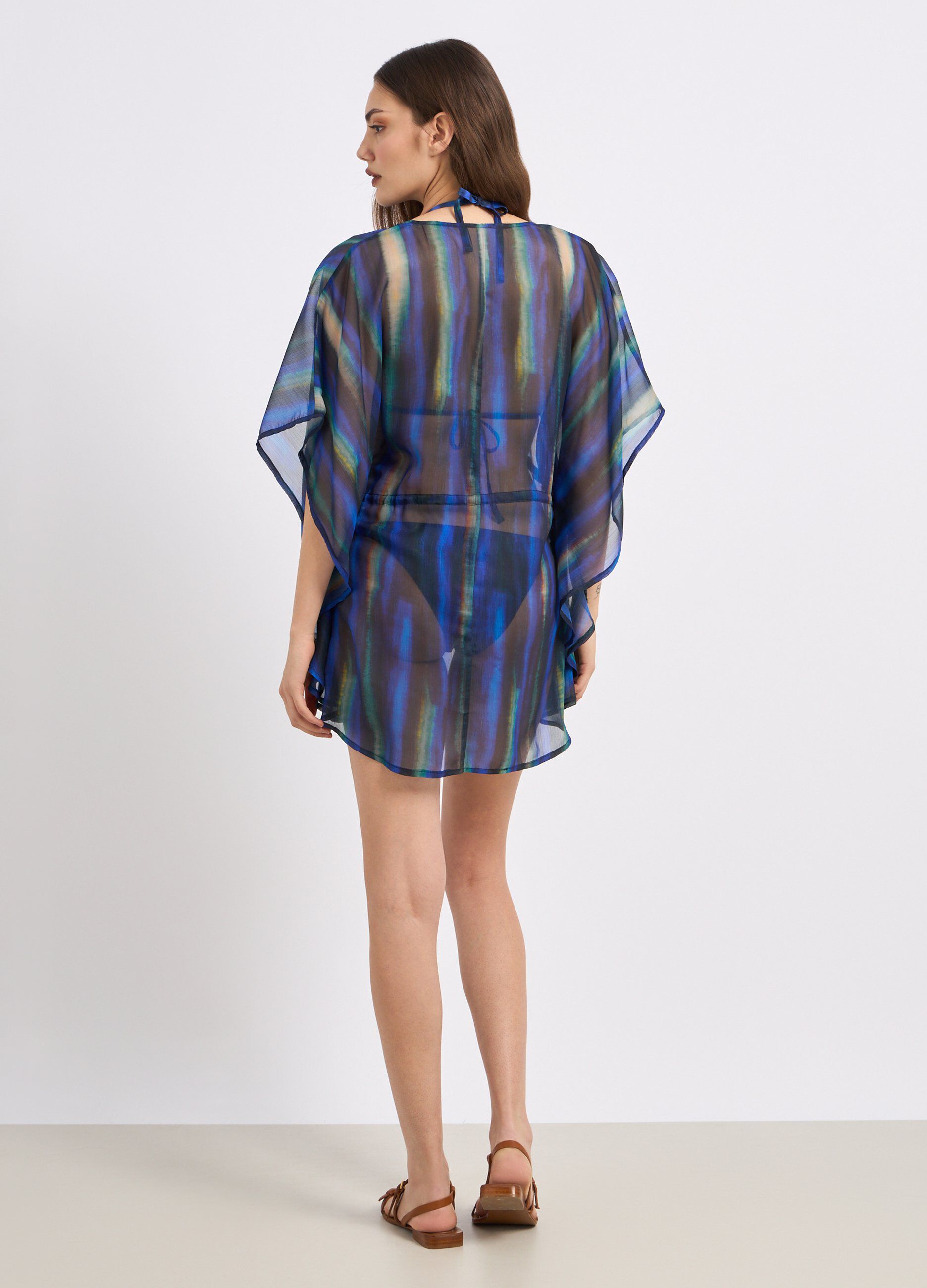 Copricostume in chiffon donna