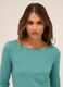 T-shirt in cotone stretch donna_2