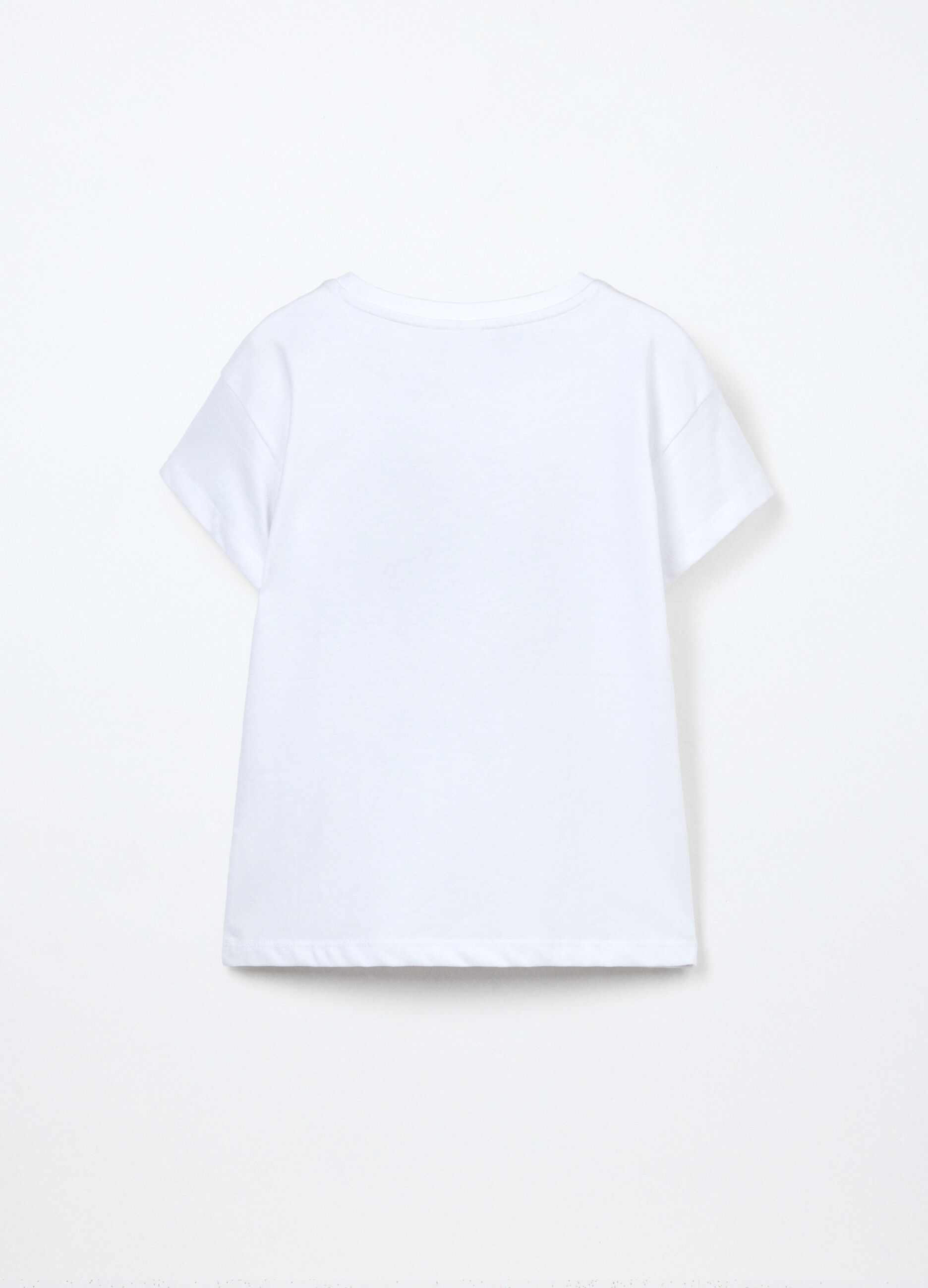 T-shirt in jersey di puro cotone ragazza_1