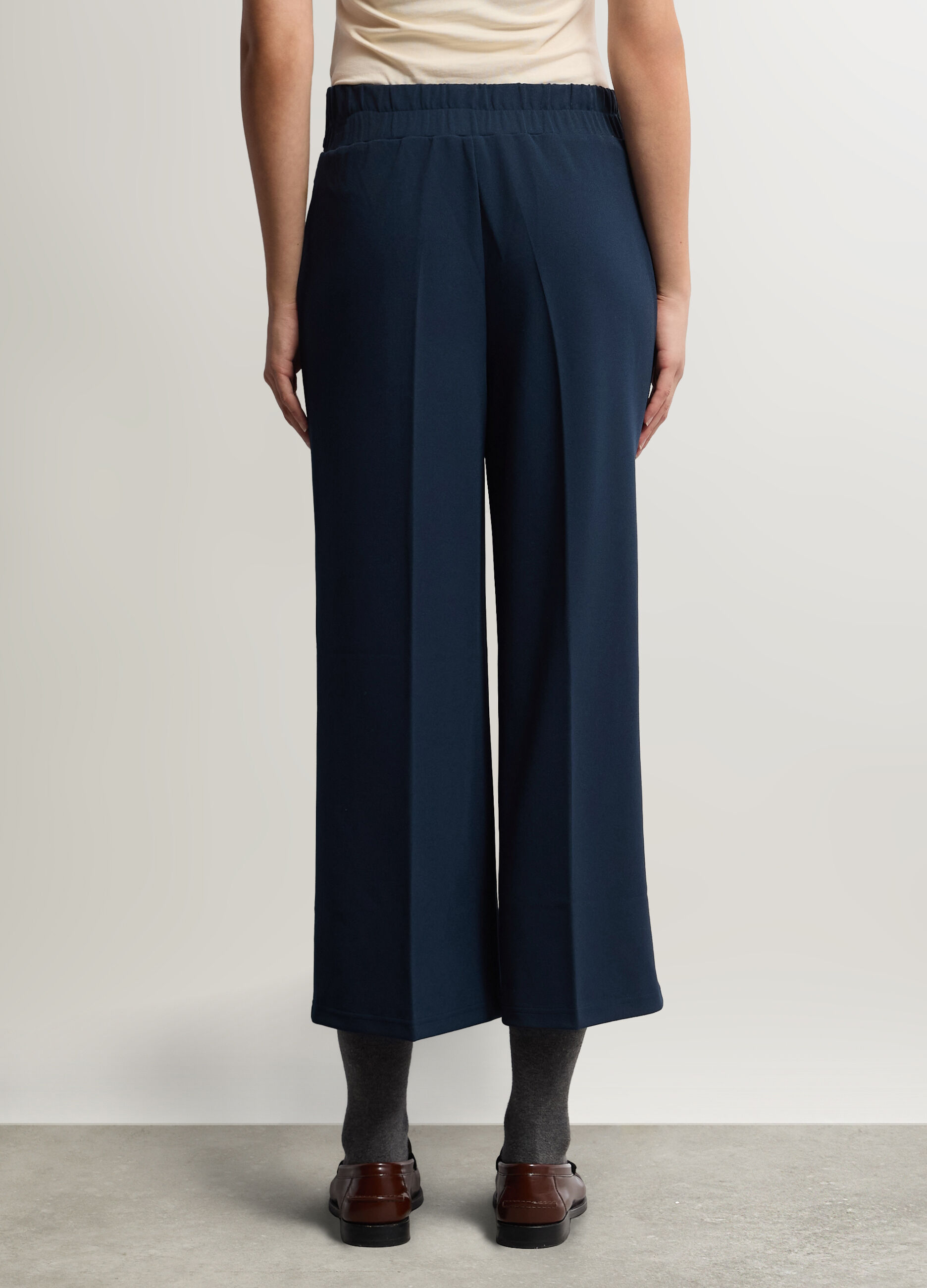 Pantaloni Wide Leg stretch donna_2