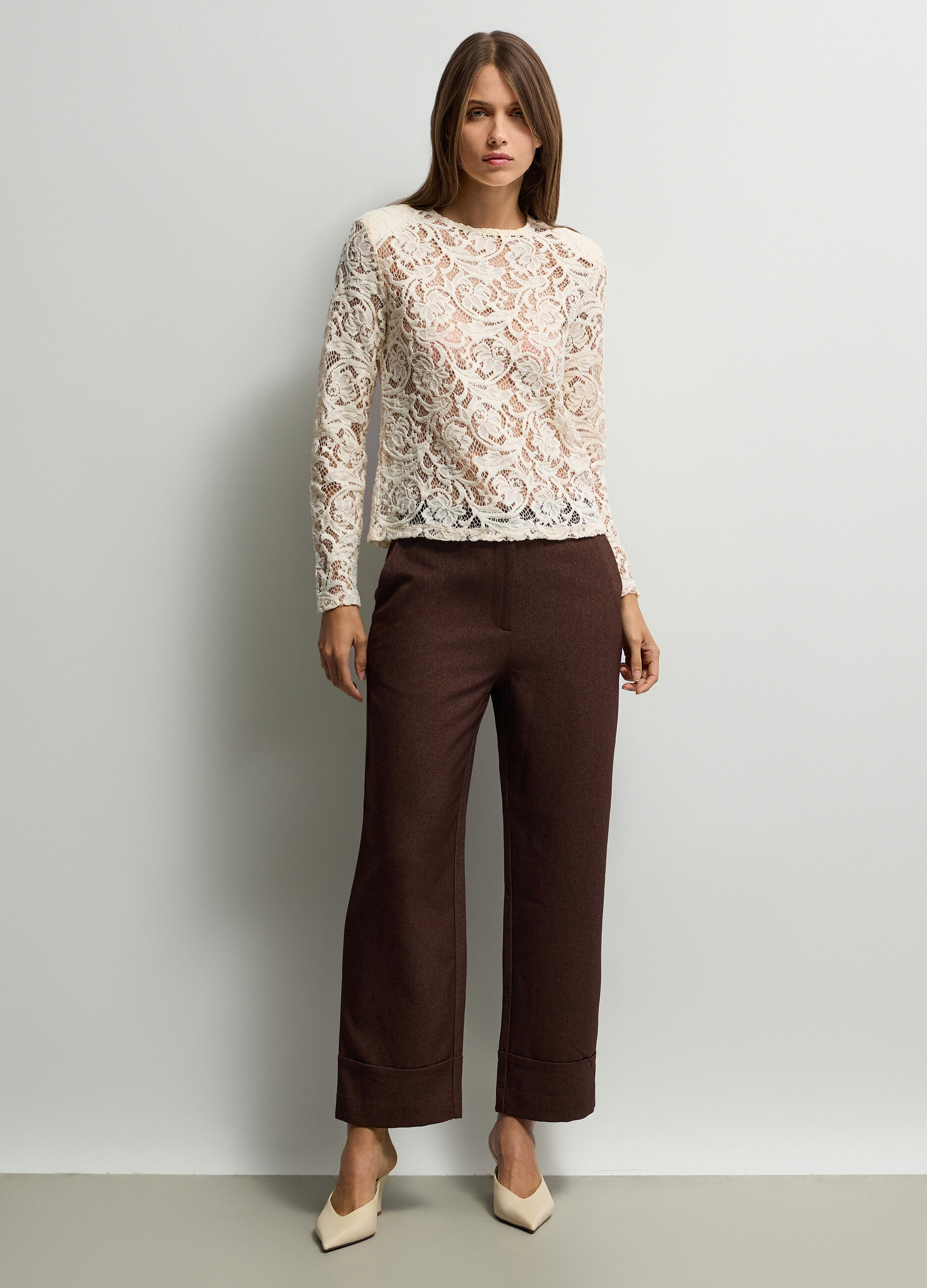 Pantaloni Fit Regular donna_0