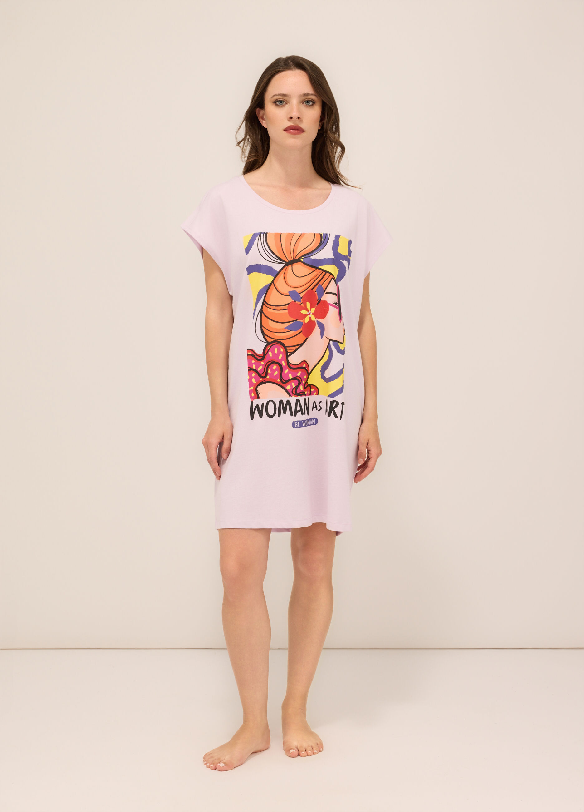 Maxi t-shirt da spiaggia donna_0