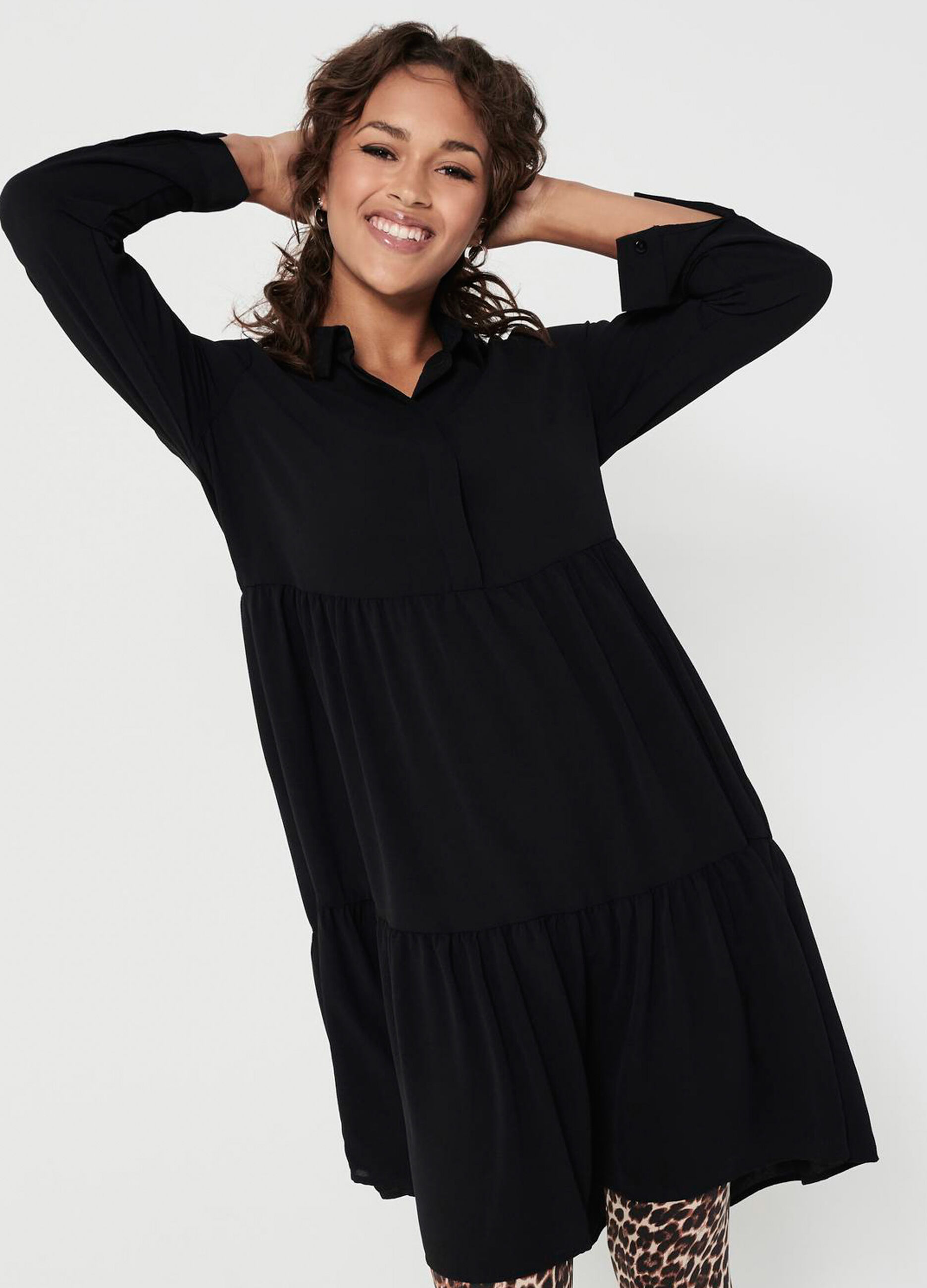 Abito corto tricot donna_5