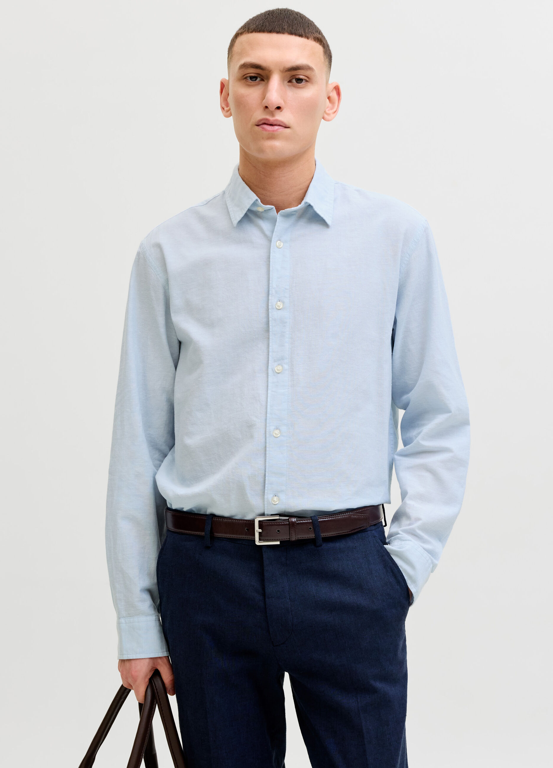 Camicia a maniche lunghe uomo_0