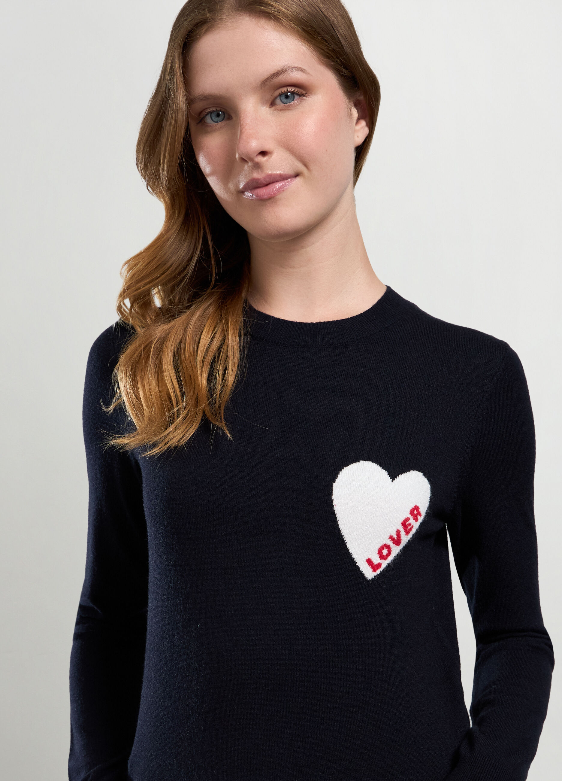 Pullover in misto viscosa donna_2