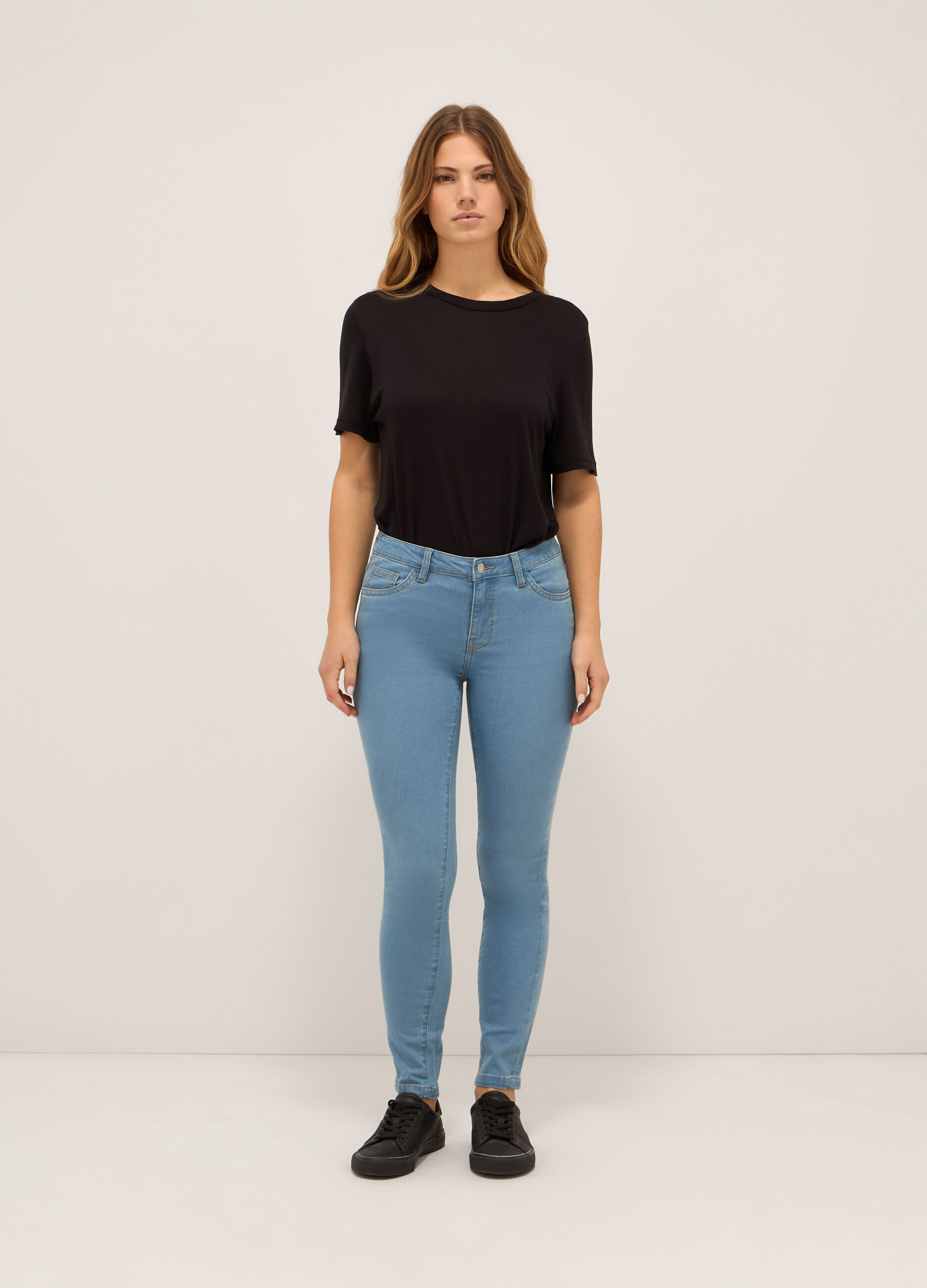 Treggings stretch denim donna_0