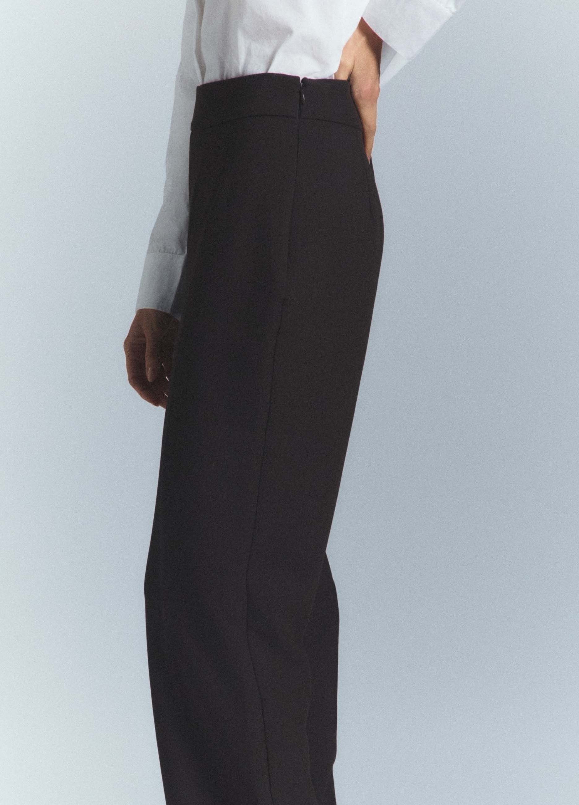 Pantaloni Formal Fit in viscosa stretch donna_3