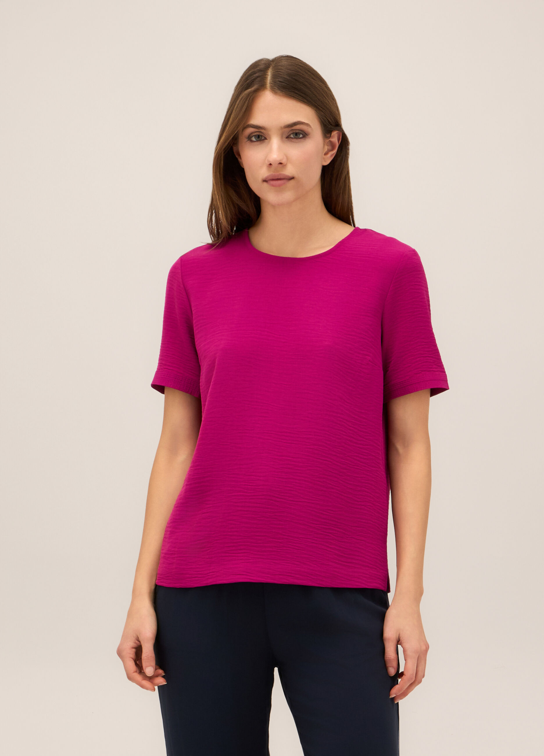 Blusa a maniche corte donna_0
