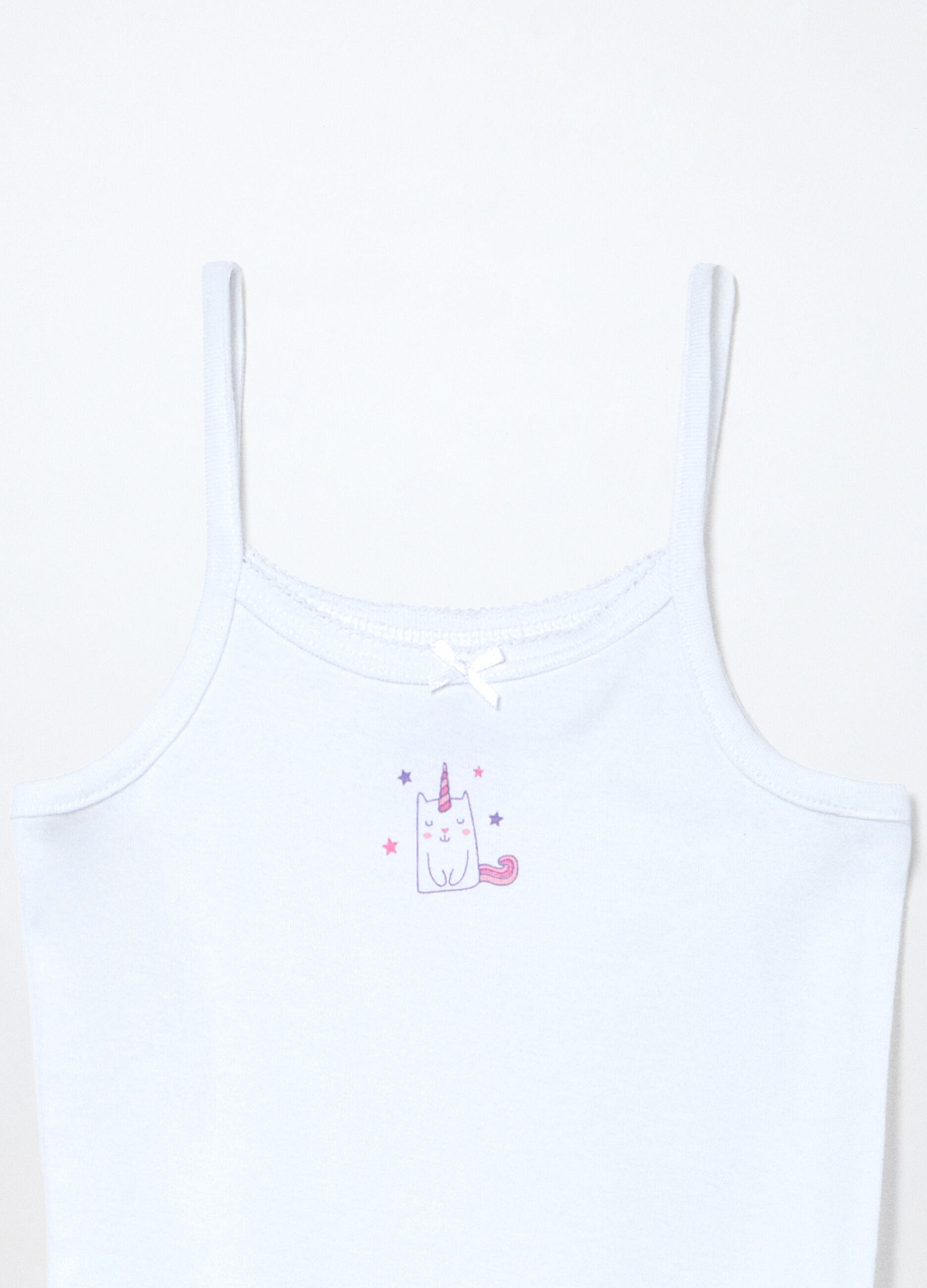 Pack 2 canotte in puro cotone bambina_3