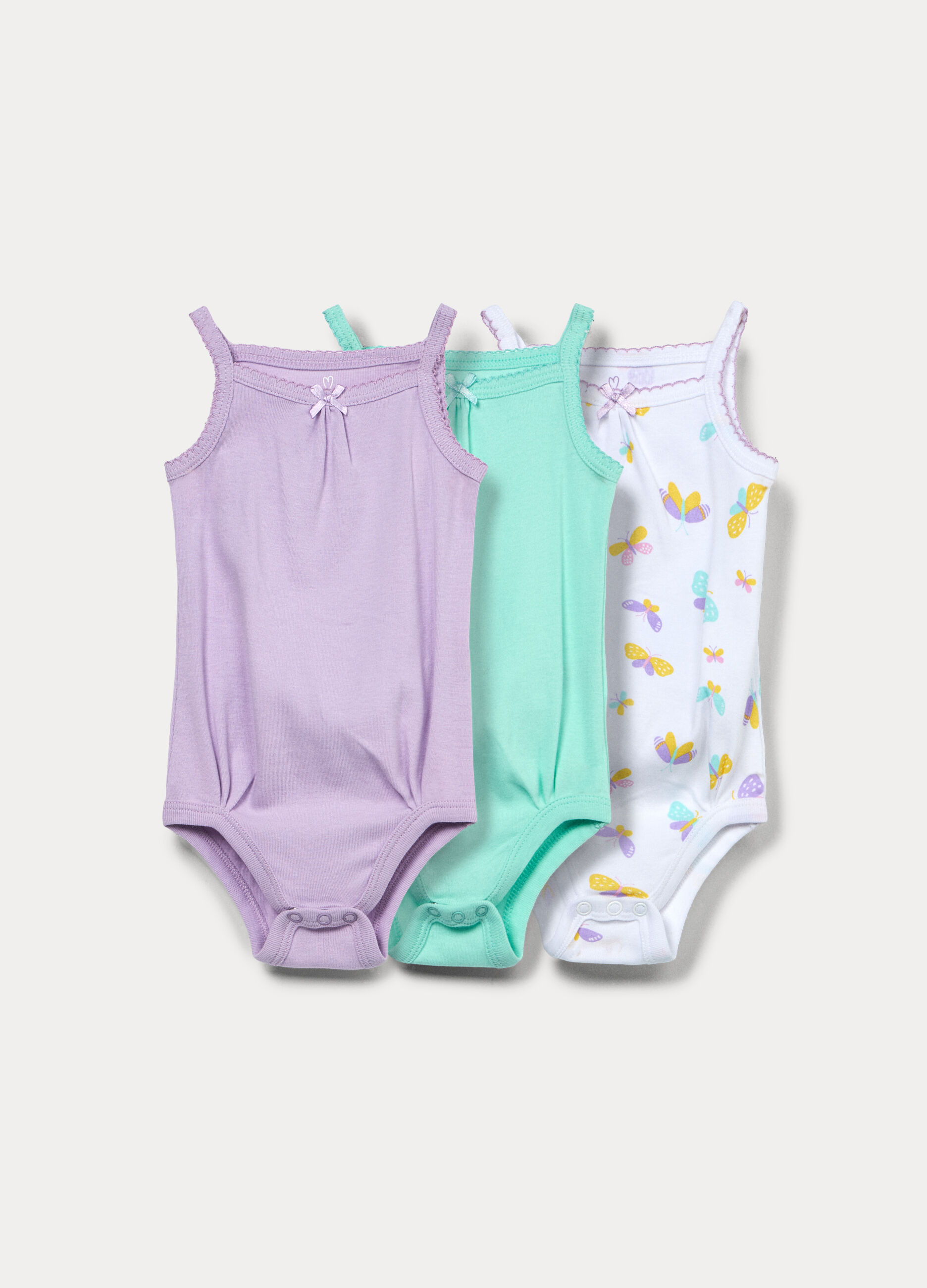 Pack 3 body in costina di puro cotone _0
