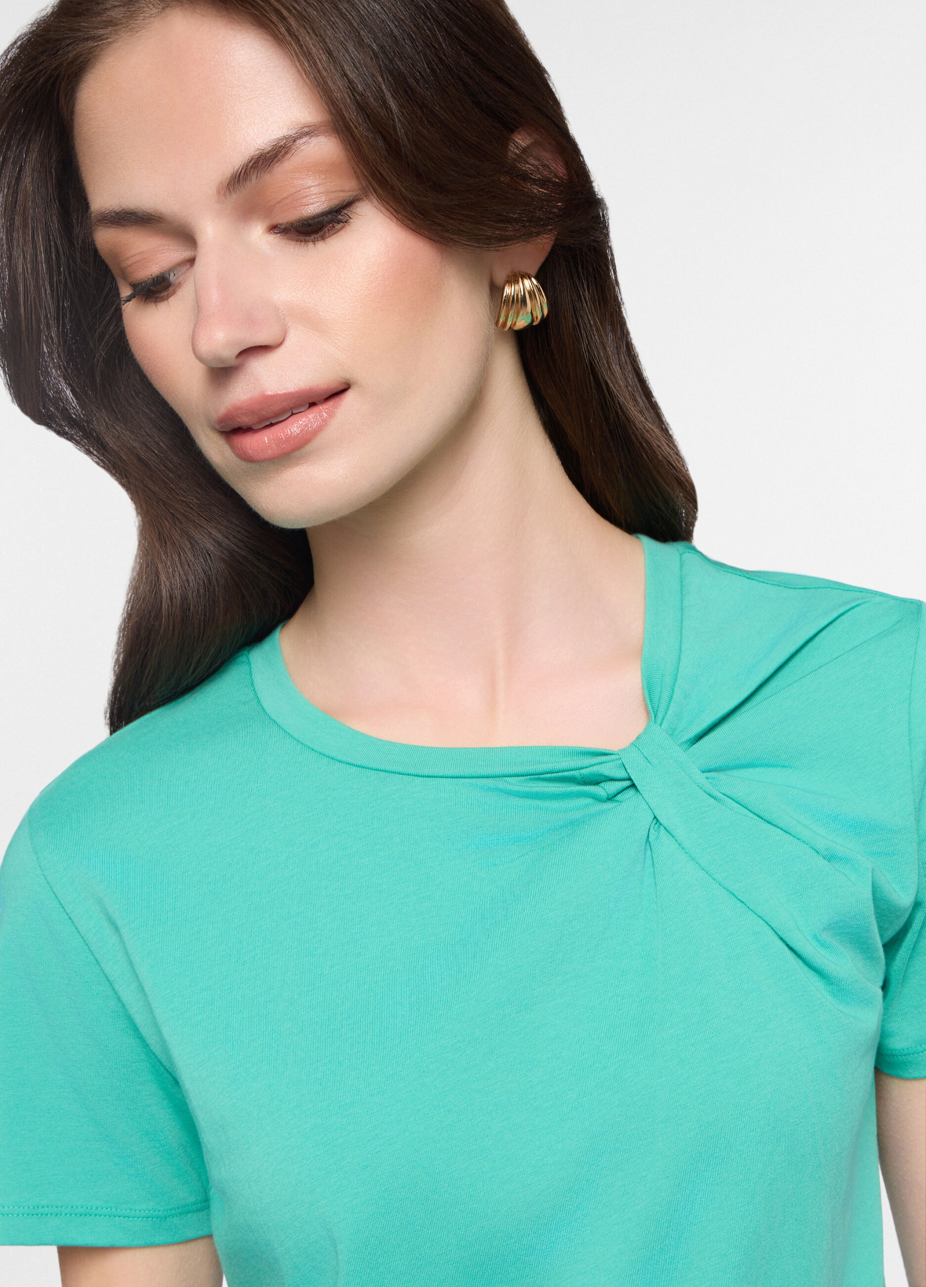 T-shirt in jersey stretch donna_2