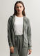 Felpa misto modal stretch con cappuccio donna_0