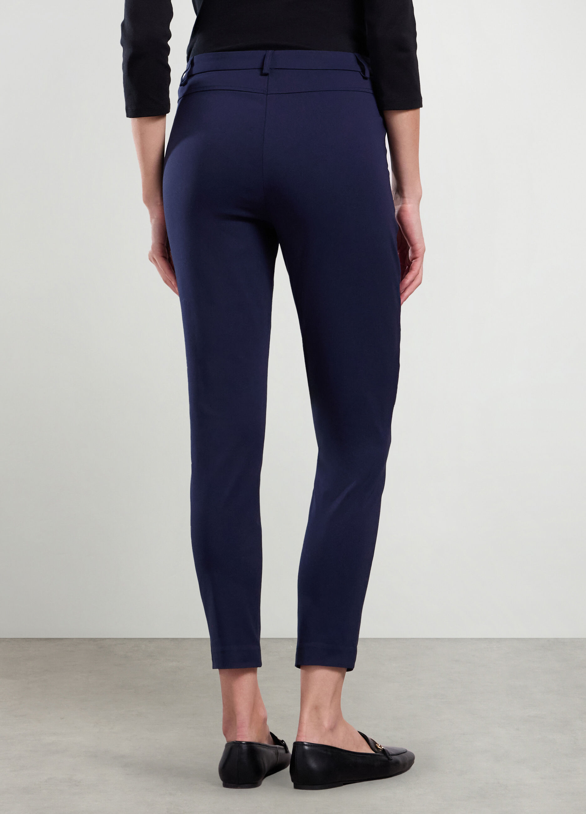 Pantaloni misto viscosa donna_1