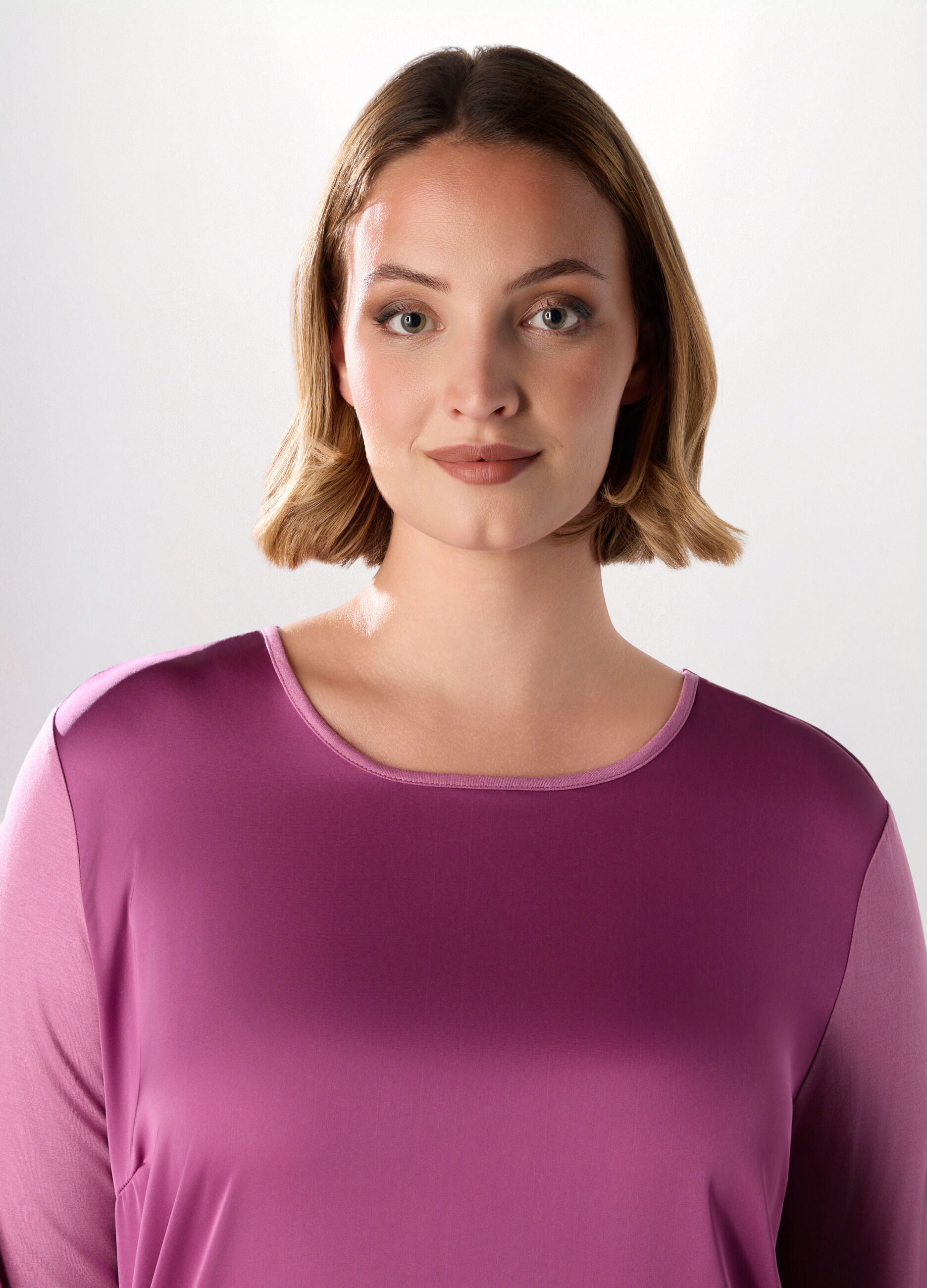 T-shirt in jersey di viscosa stretch donna curvy_2