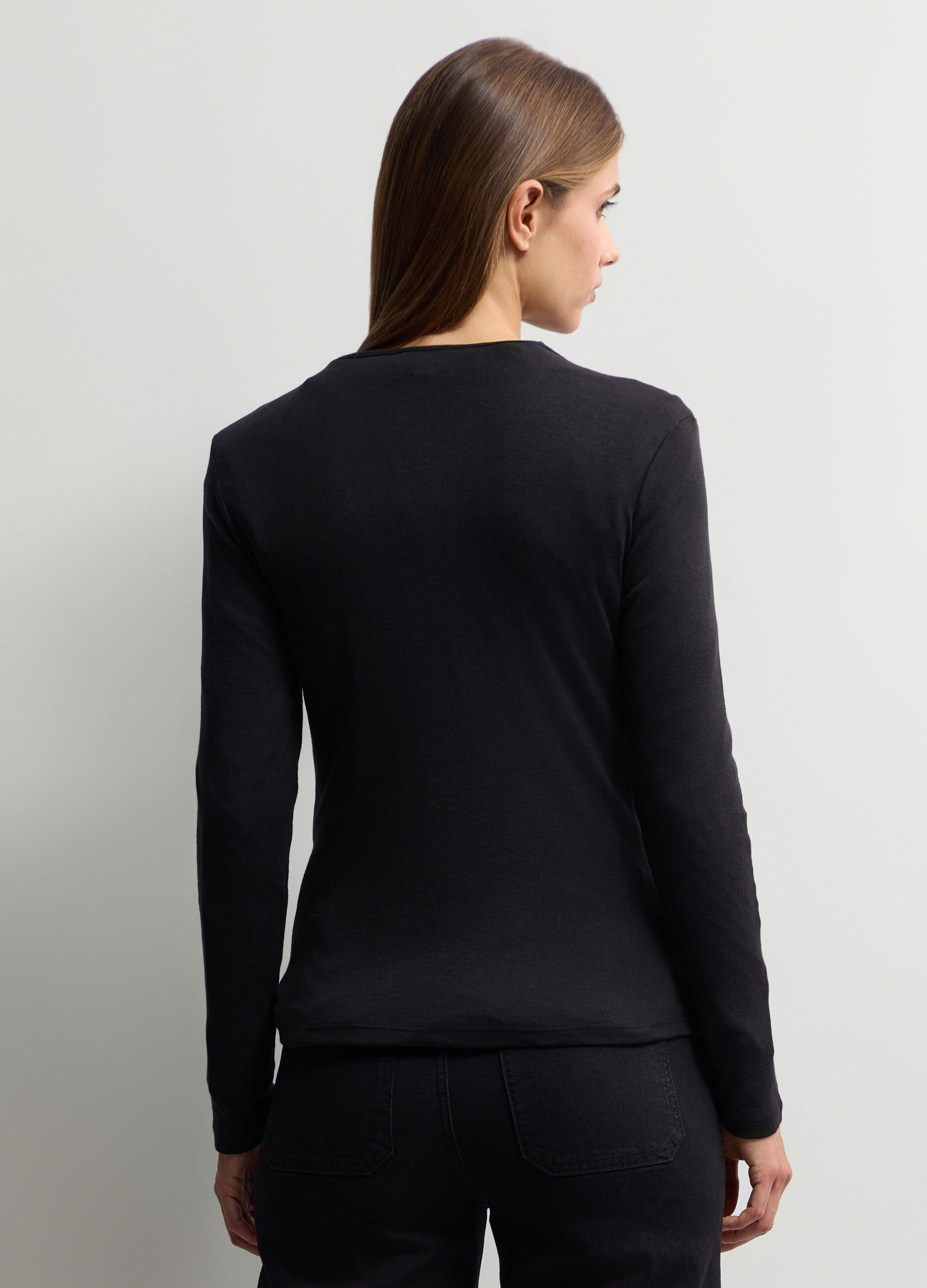T-shirt girocollo Fitted donna_1