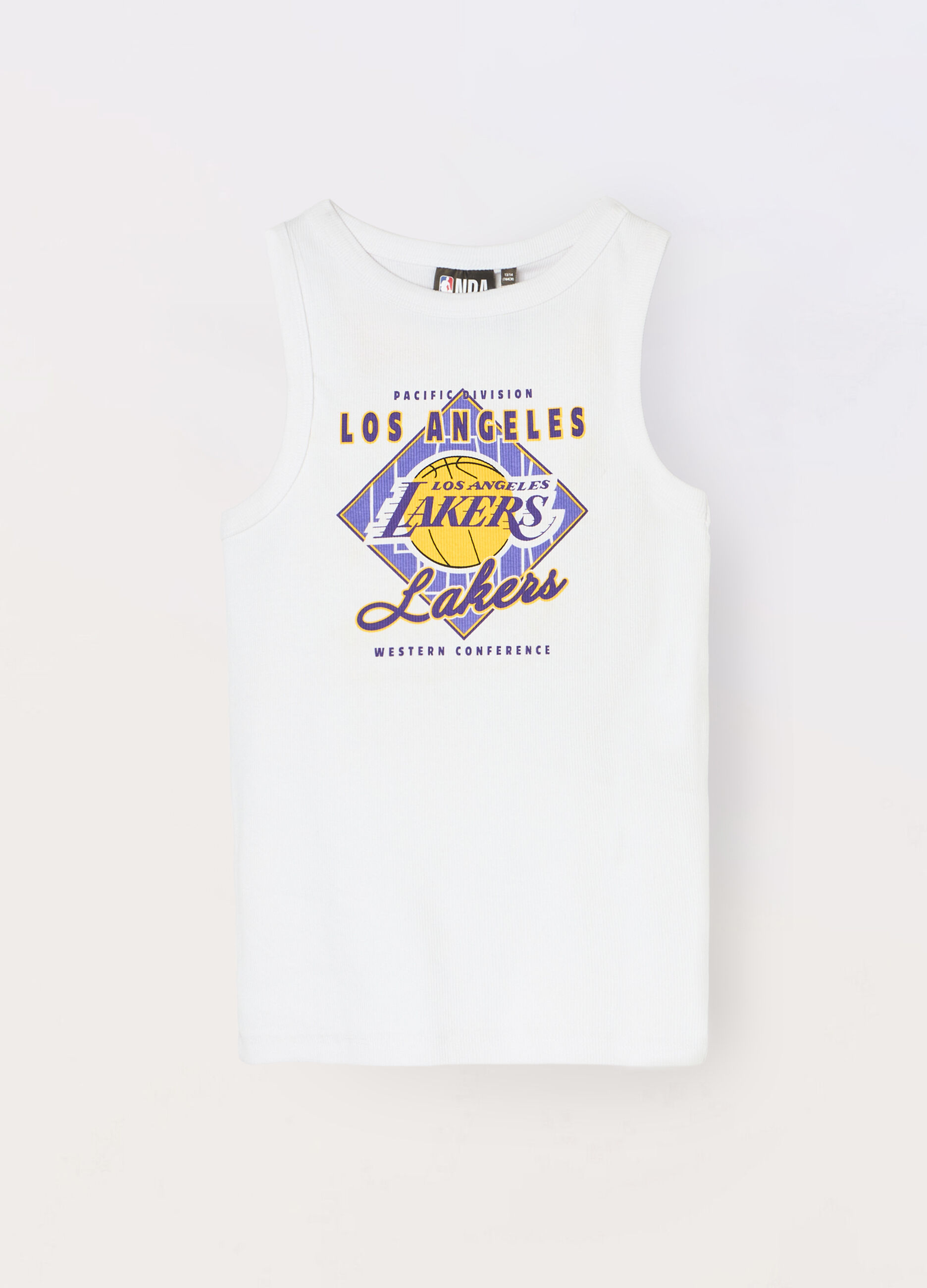 Canotta NBA in costina di cotone stretch ragazza_1