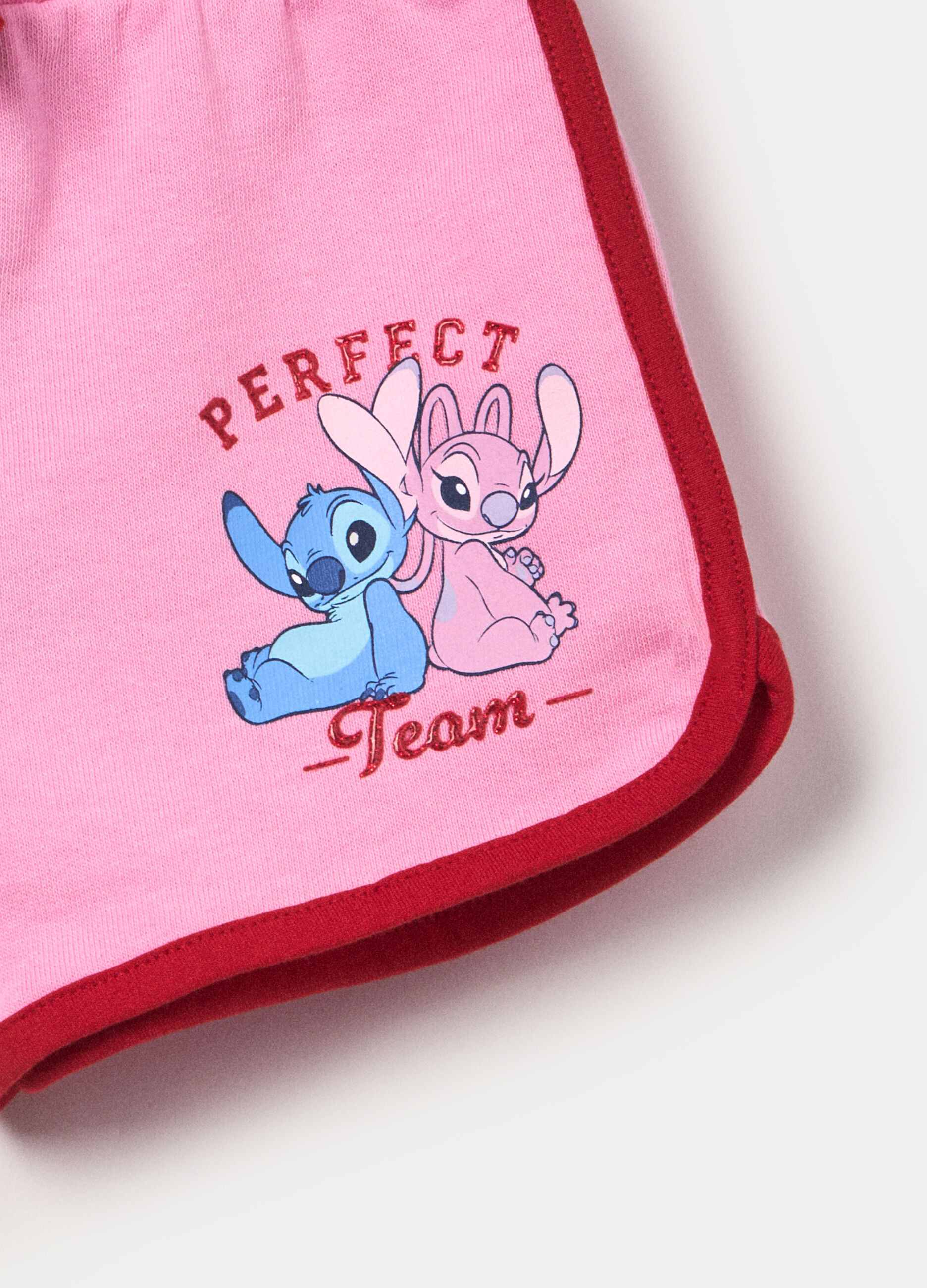 Shorts Disney in french terry di puro cotone bambina_2