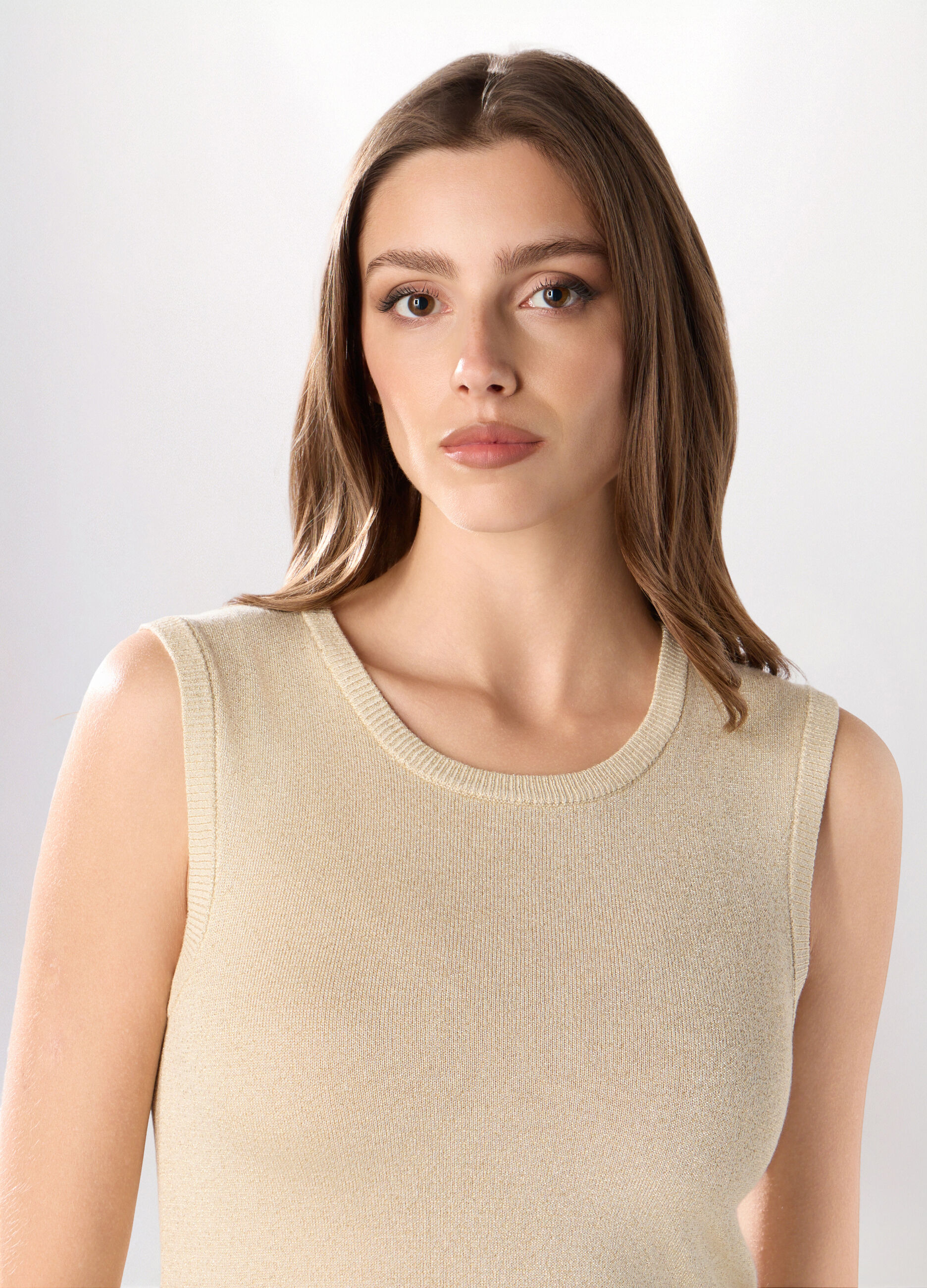 Canotta tricot misto viscosa donna_2