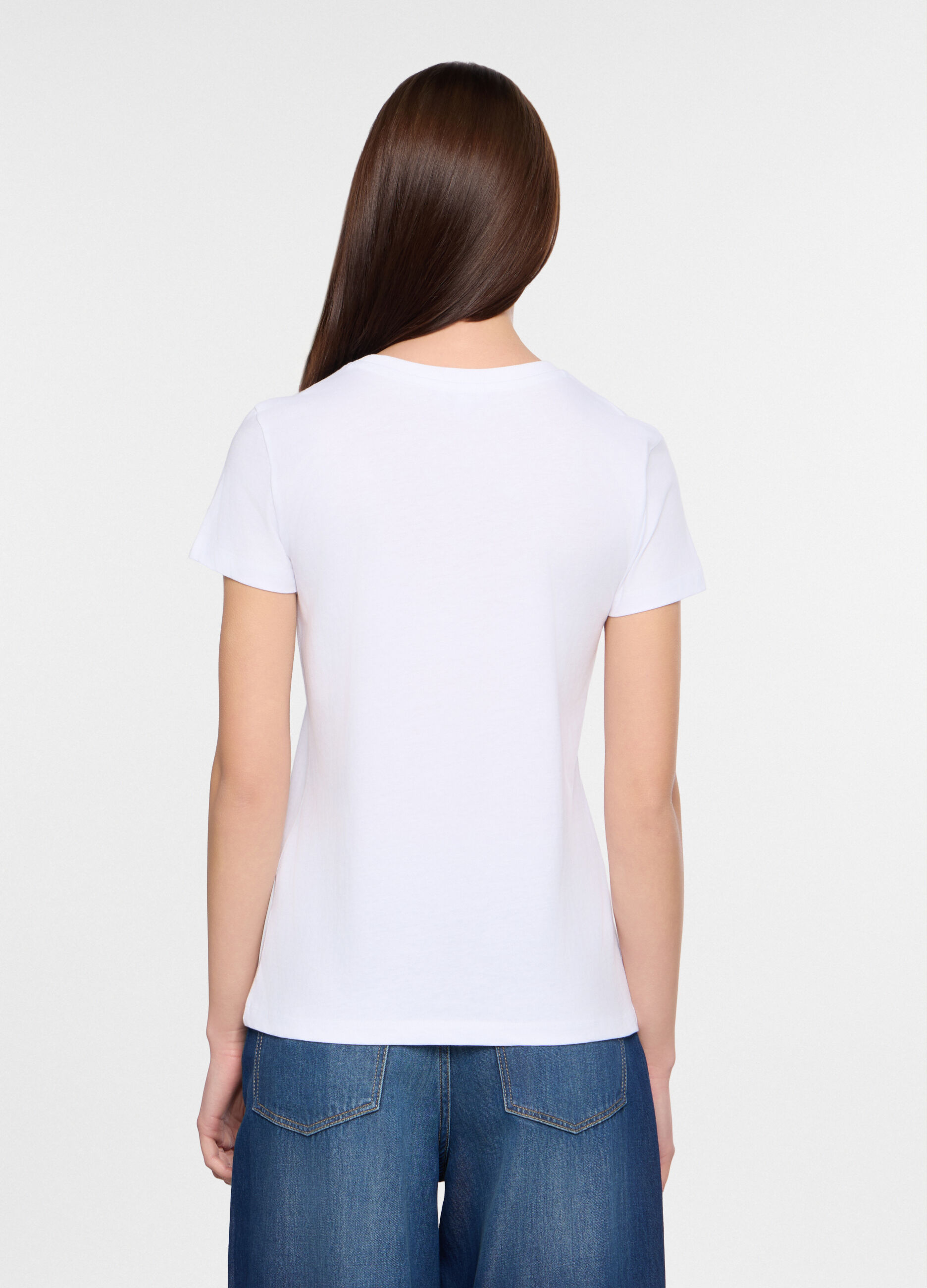 T-shirt girocollo donna_1