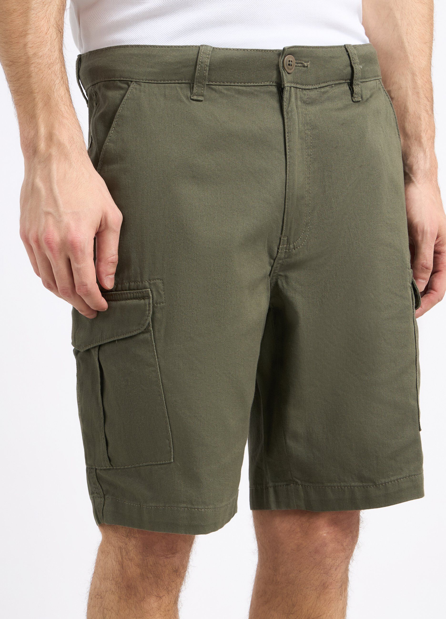 Shorts cargo in puro cotone uomo_2
