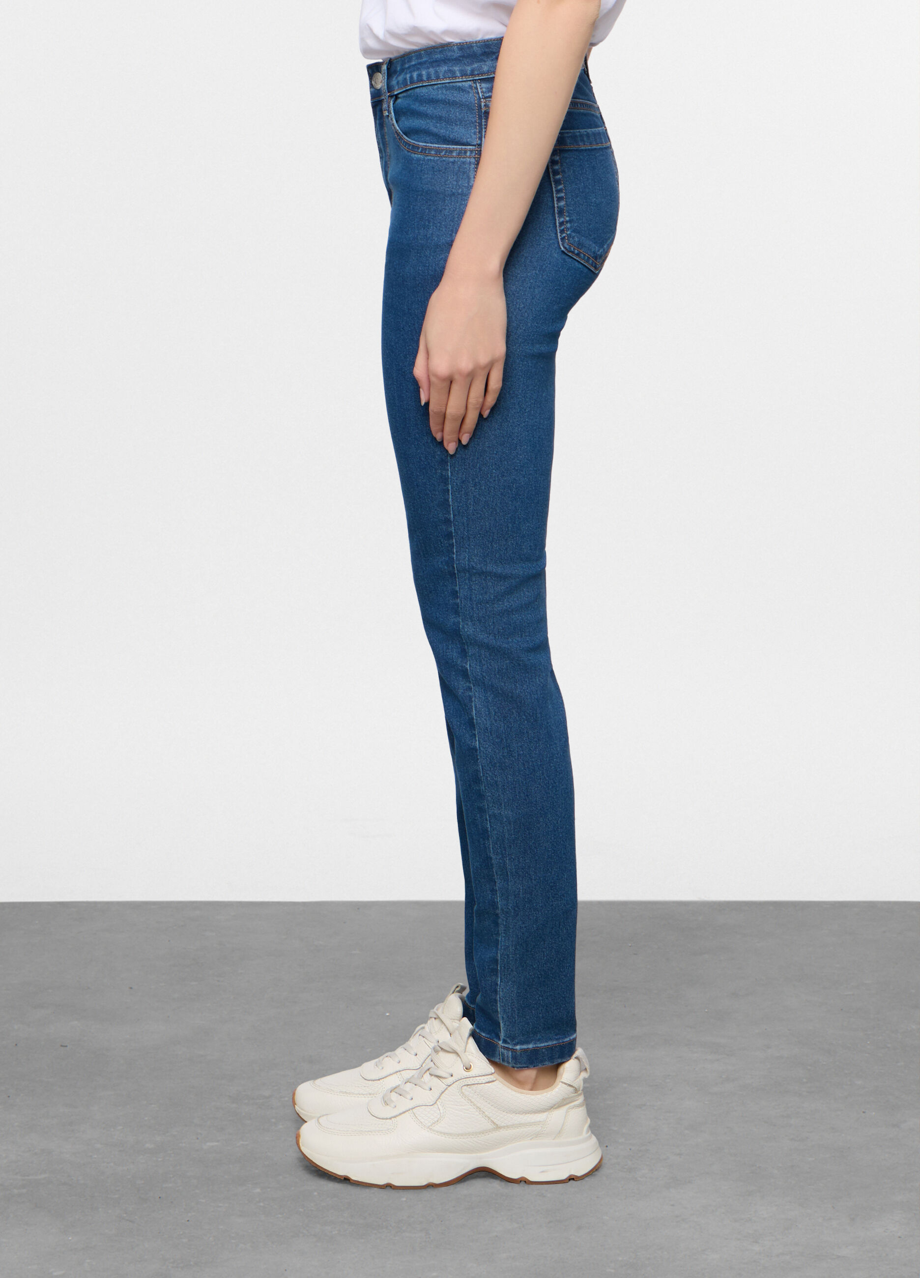 5 Tasche fit Slim in denim stretch donna_1