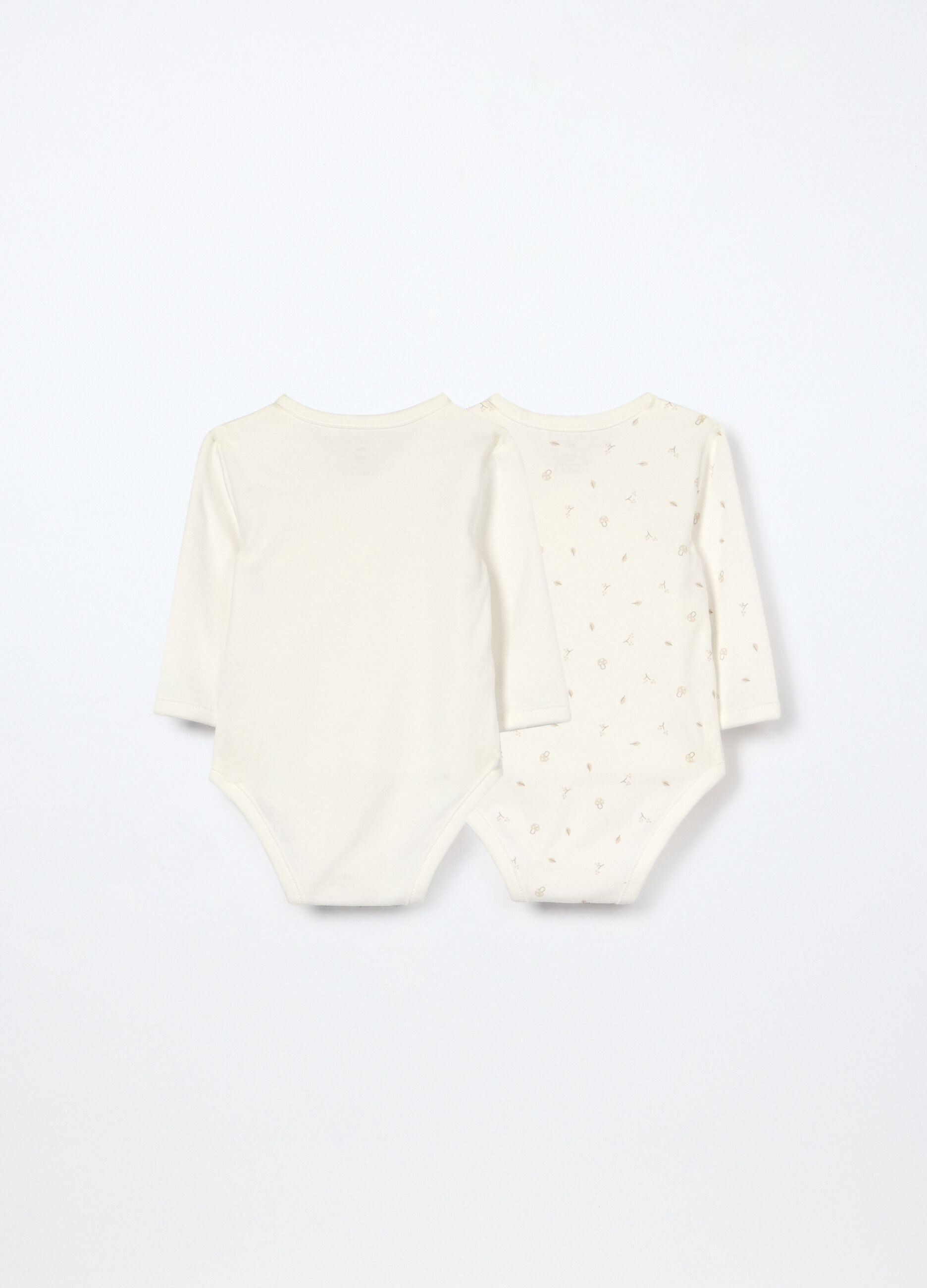Pack 2 body incrociati in interlock di puro cotone _1