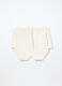 Pack 2 body incrociati in interlock di puro cotone _1