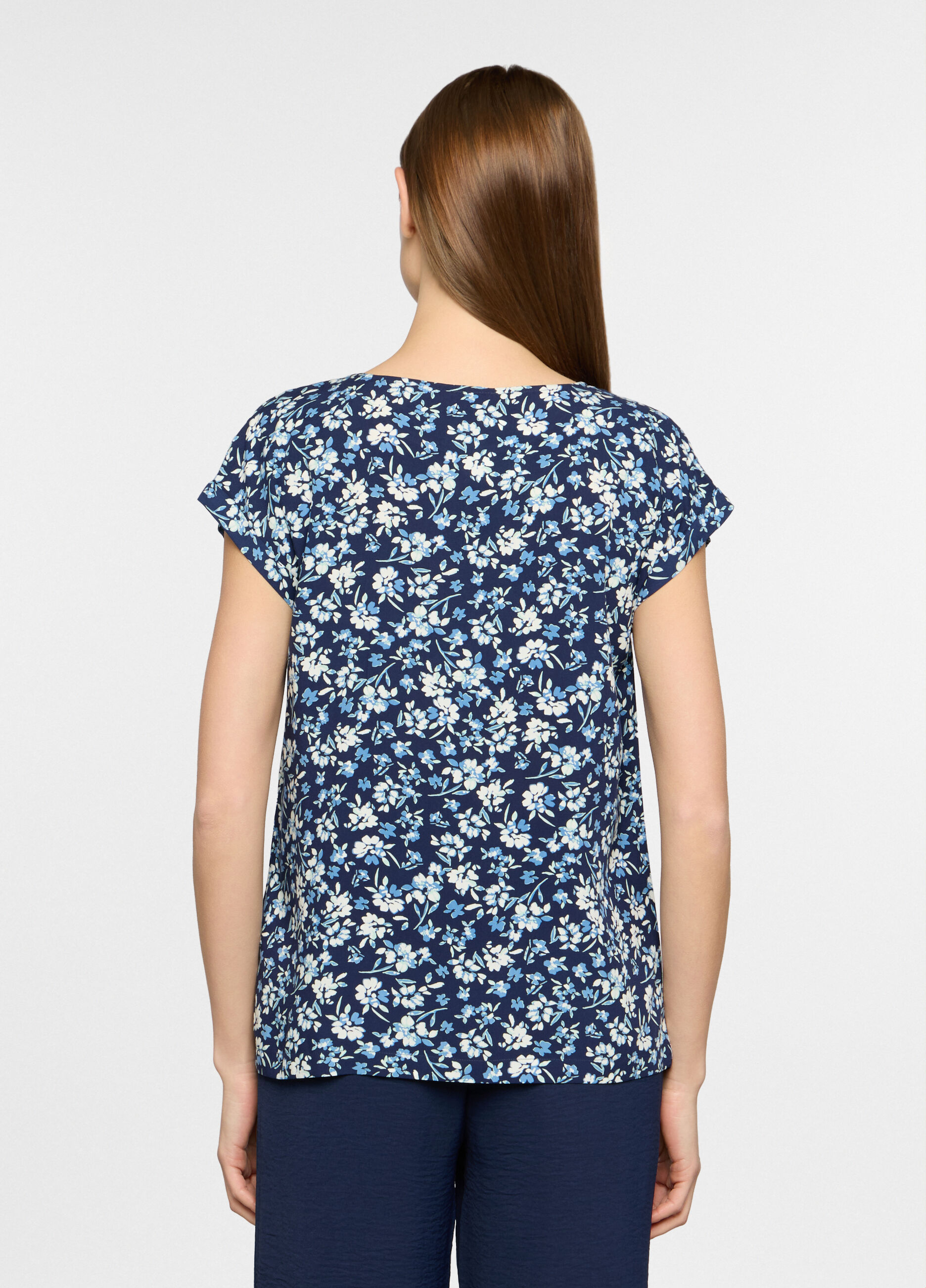 T-shirt girocollo donna _1