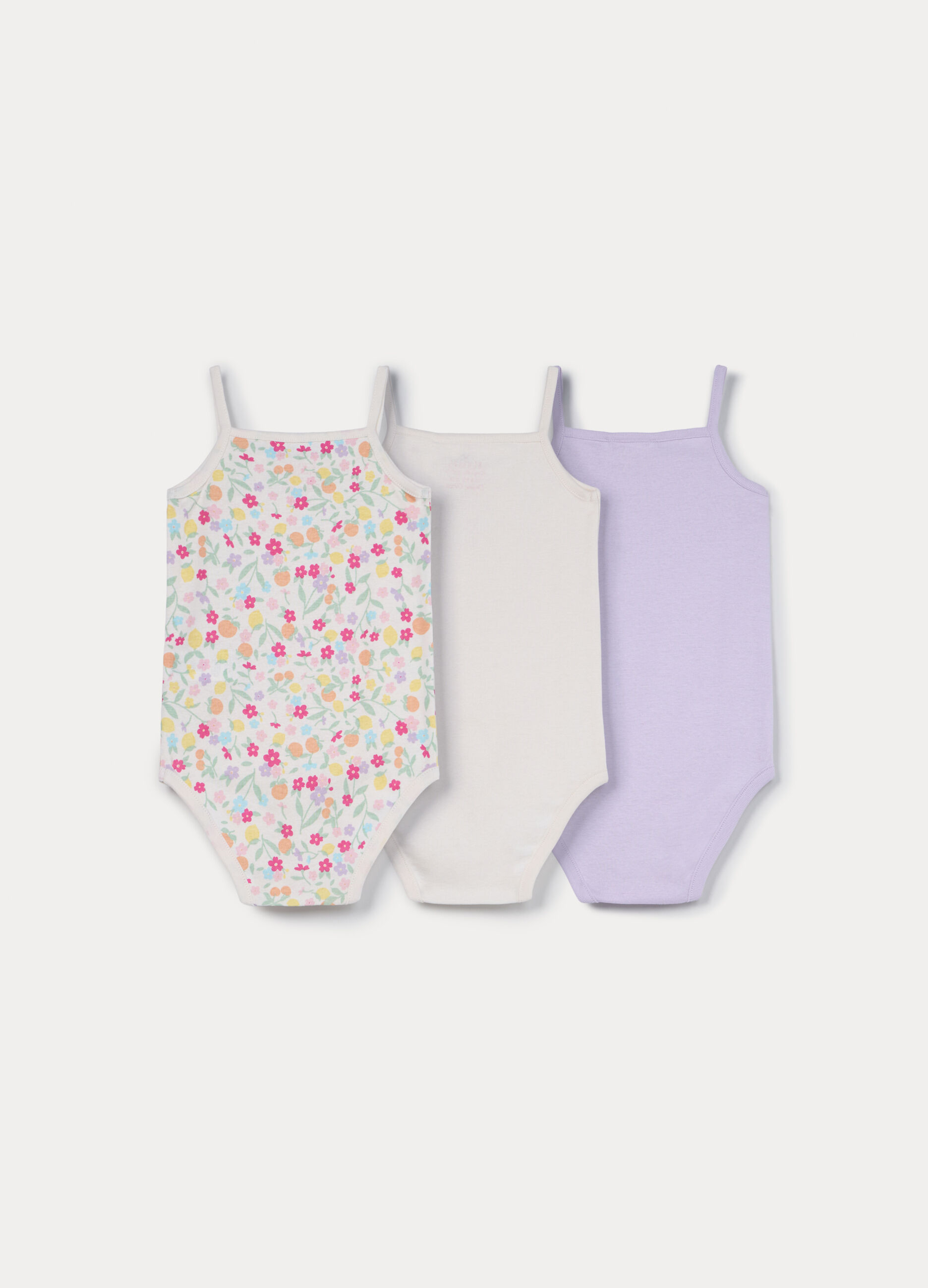 Pack 3 body in costina di puro cotone _1