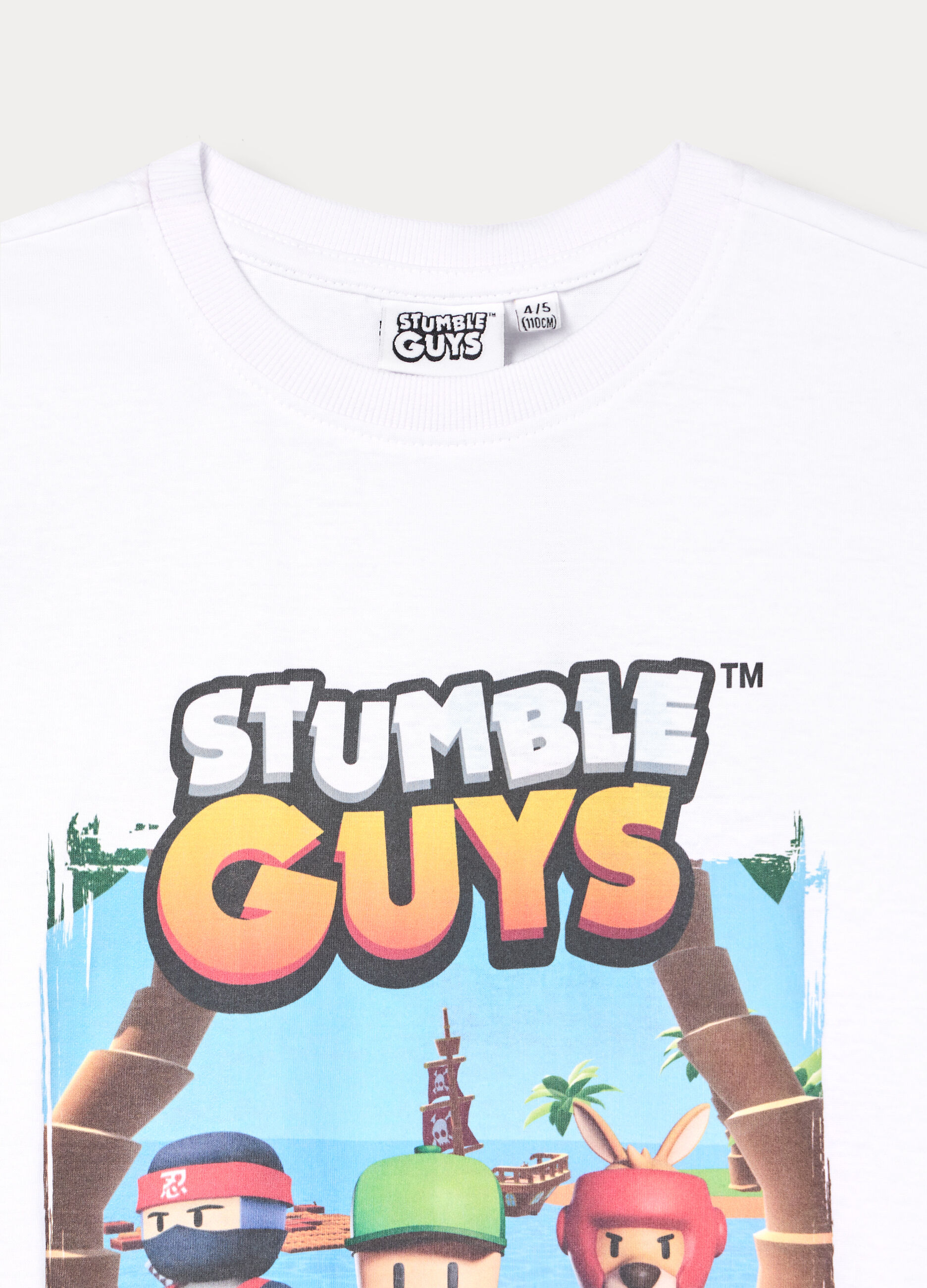 T-shirt Stumble Guys in jersey di puro cotone bambino_2