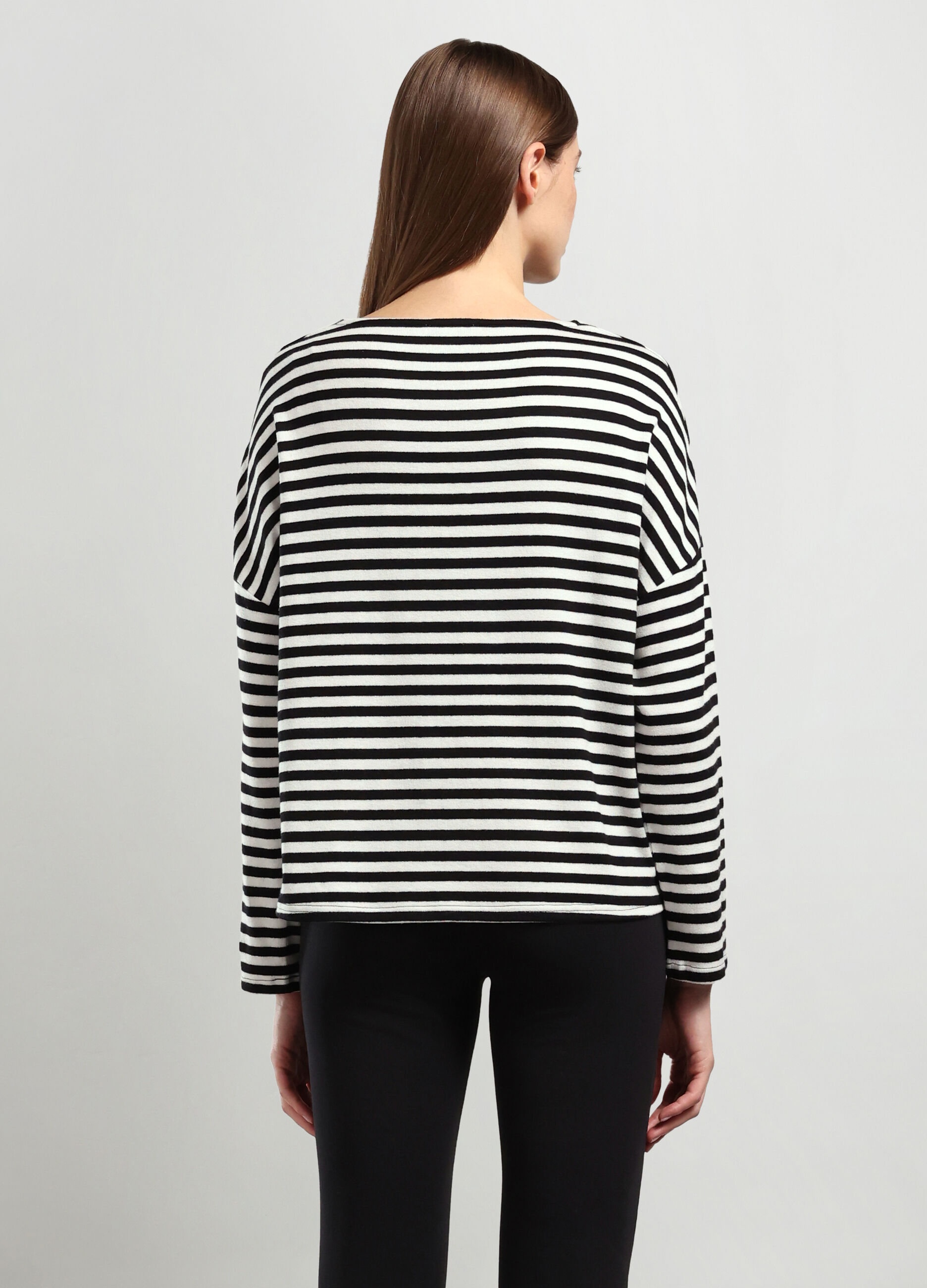 T-shirt a righe donna _1