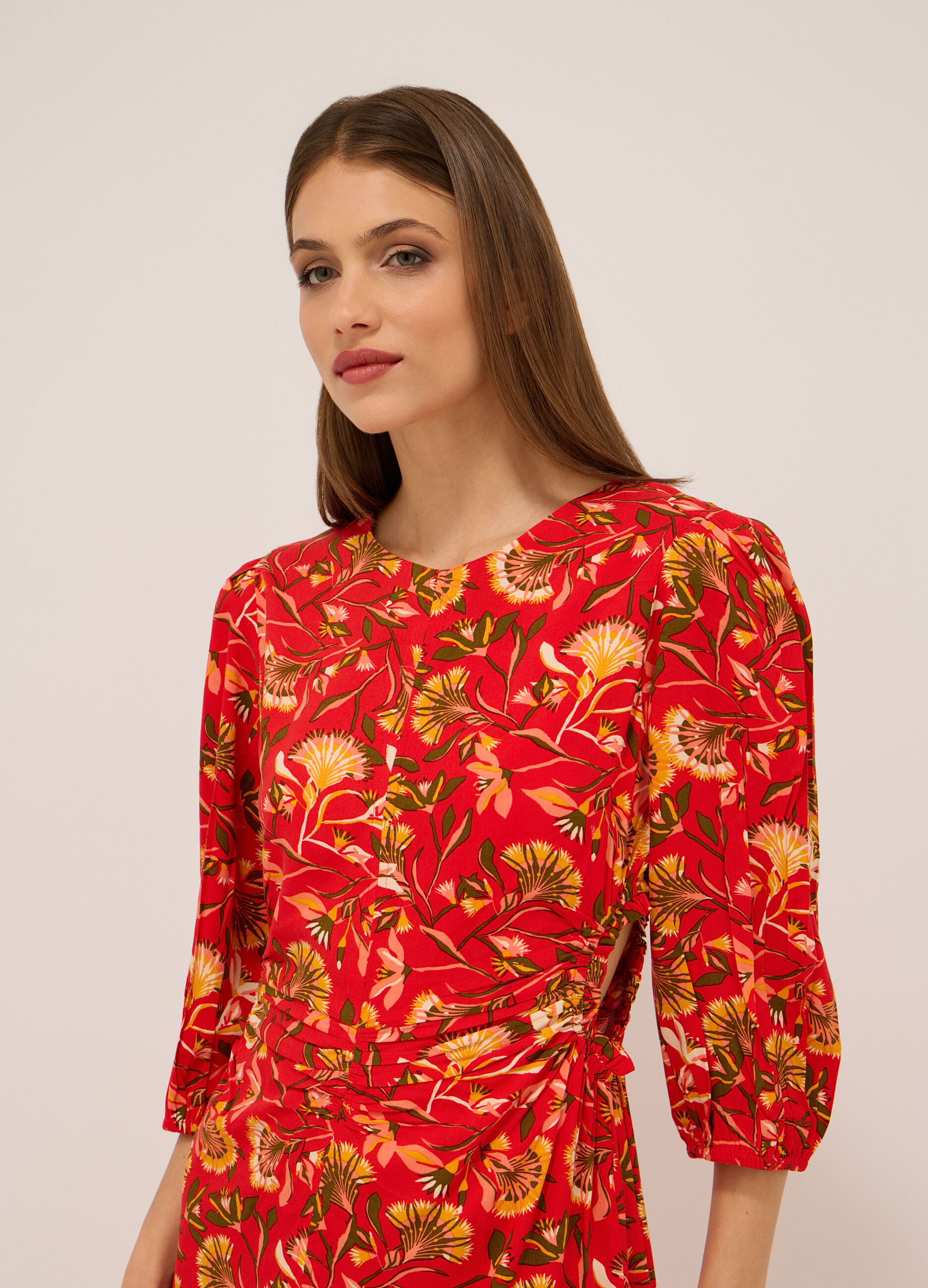 Abito lungo in pura viscosa donna_2