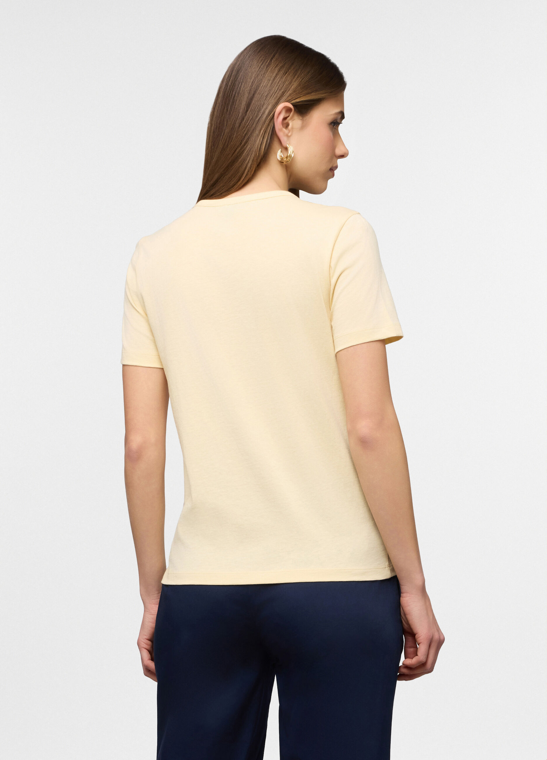 T-shirt girocollo donna_1