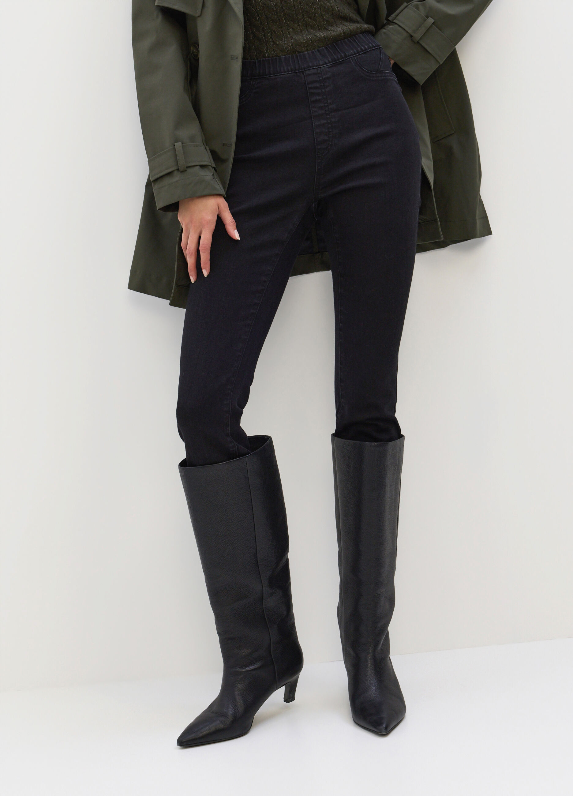 Jeggings misto cotone stretch donna_2