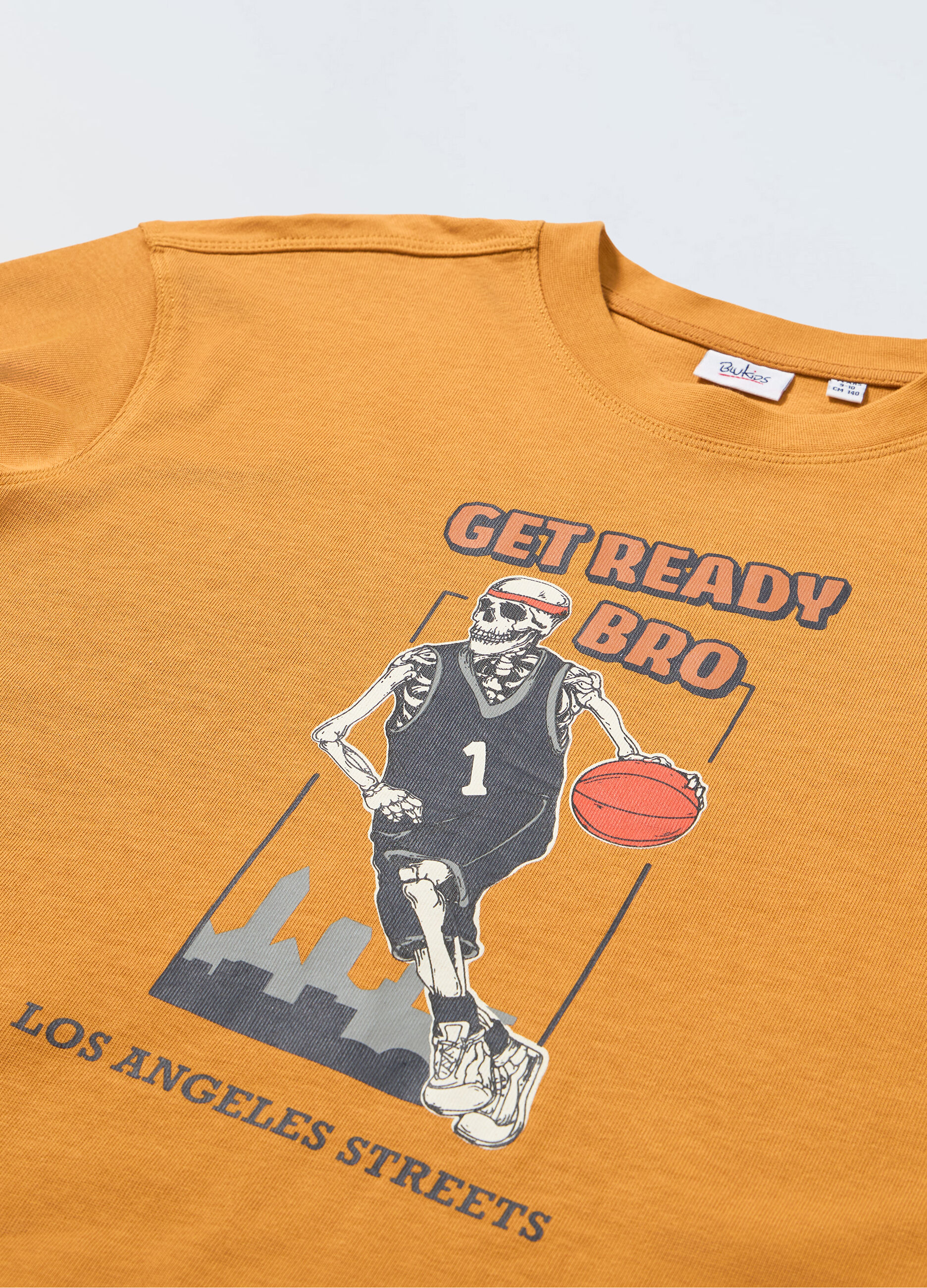 T-shirt a maniche lunghe in puro cotone ragazzo_1