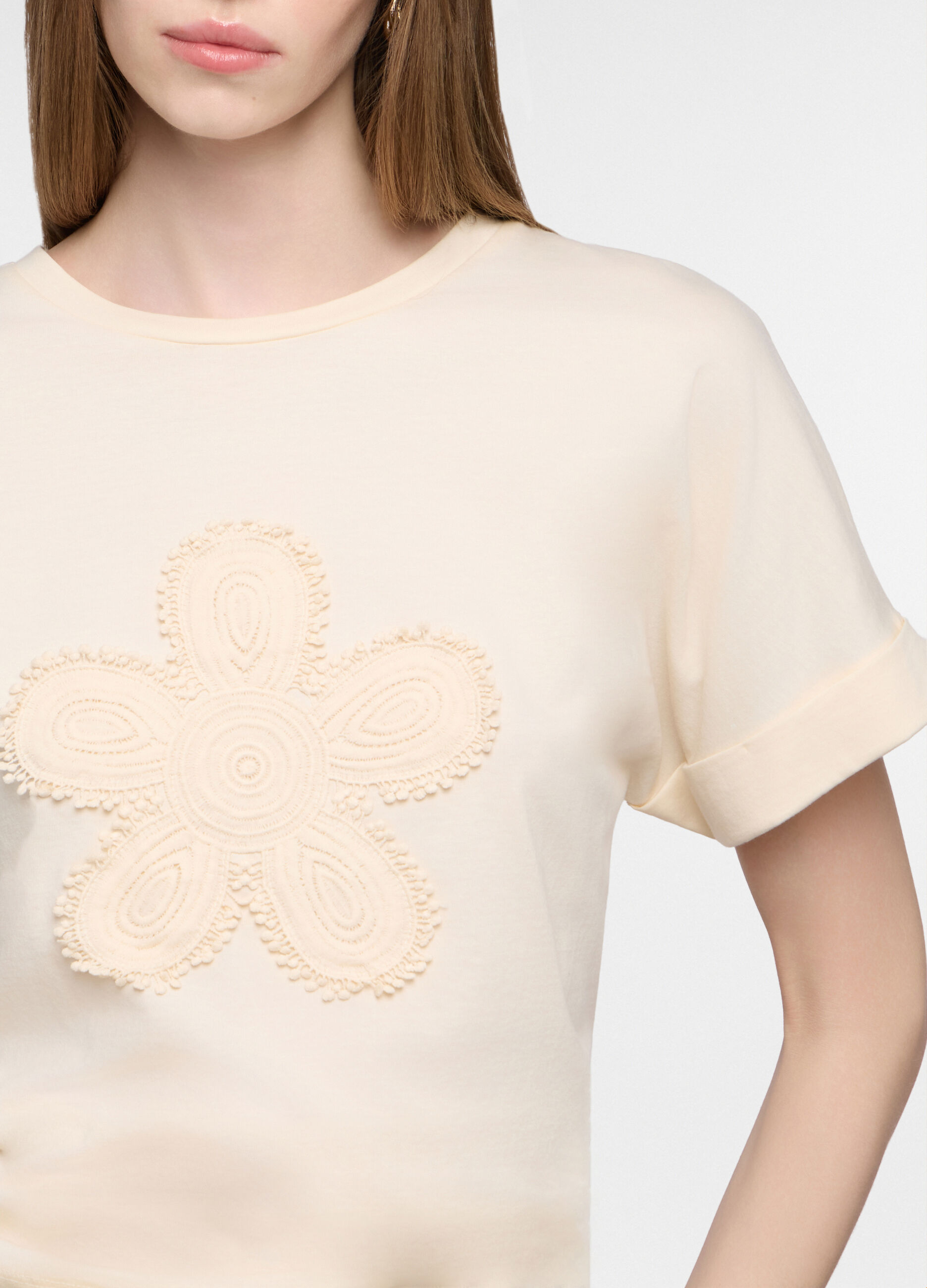 T-shirt girocollo donna_2